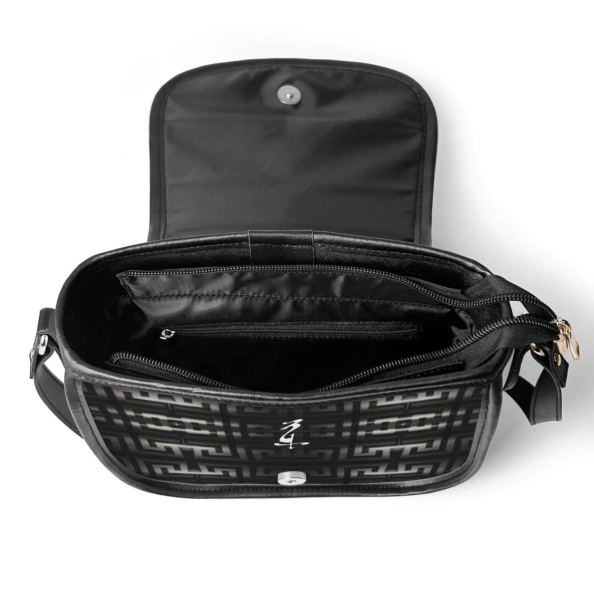Women's Leather Saddle Bag - MES...Where
