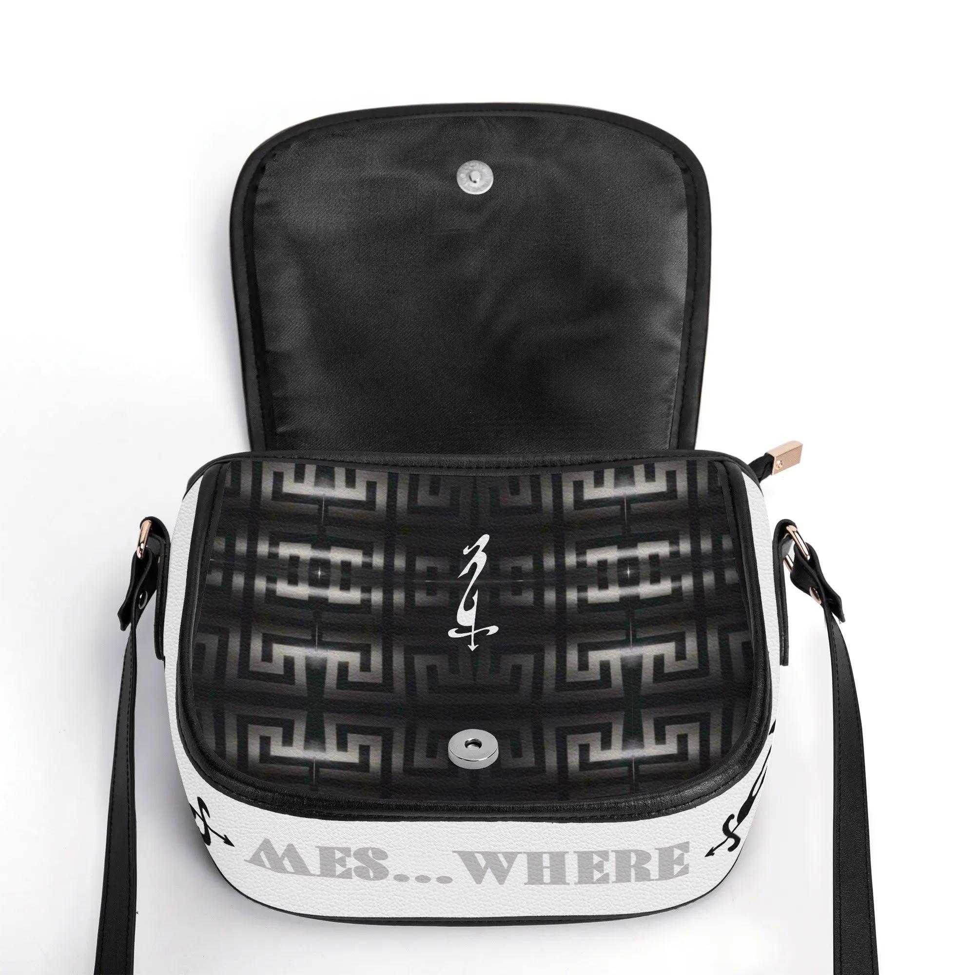 Women's Leather Saddle Bag - MES...Where
