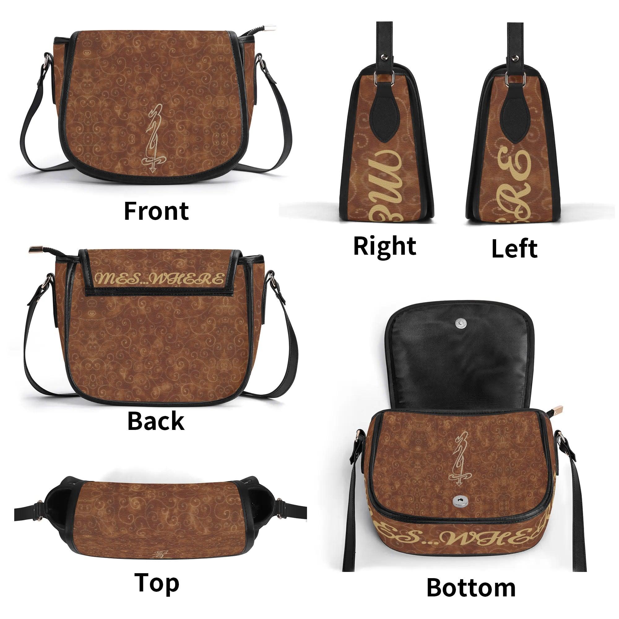 Women's Leather Saddle Bag