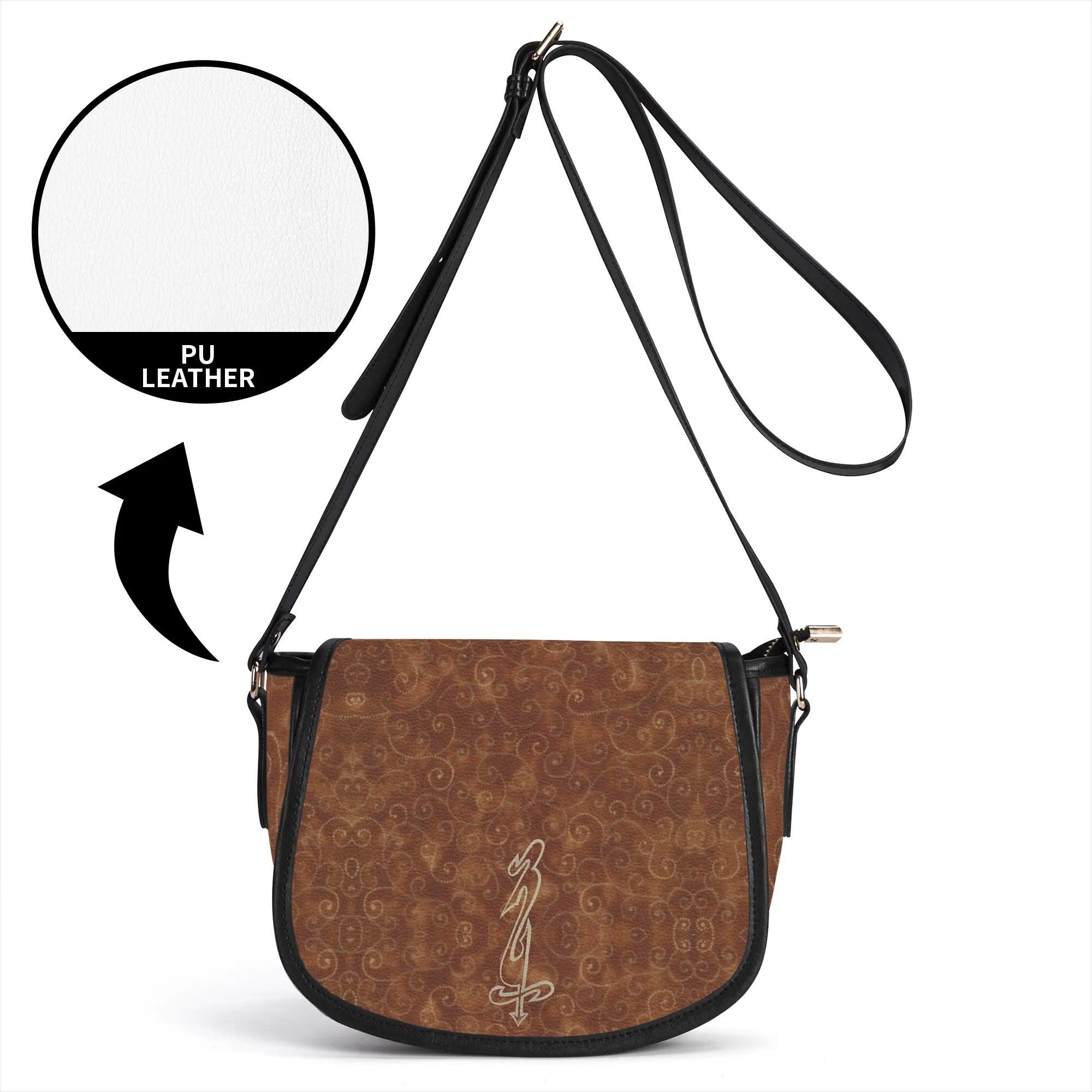 Women's Leather Saddle Bag