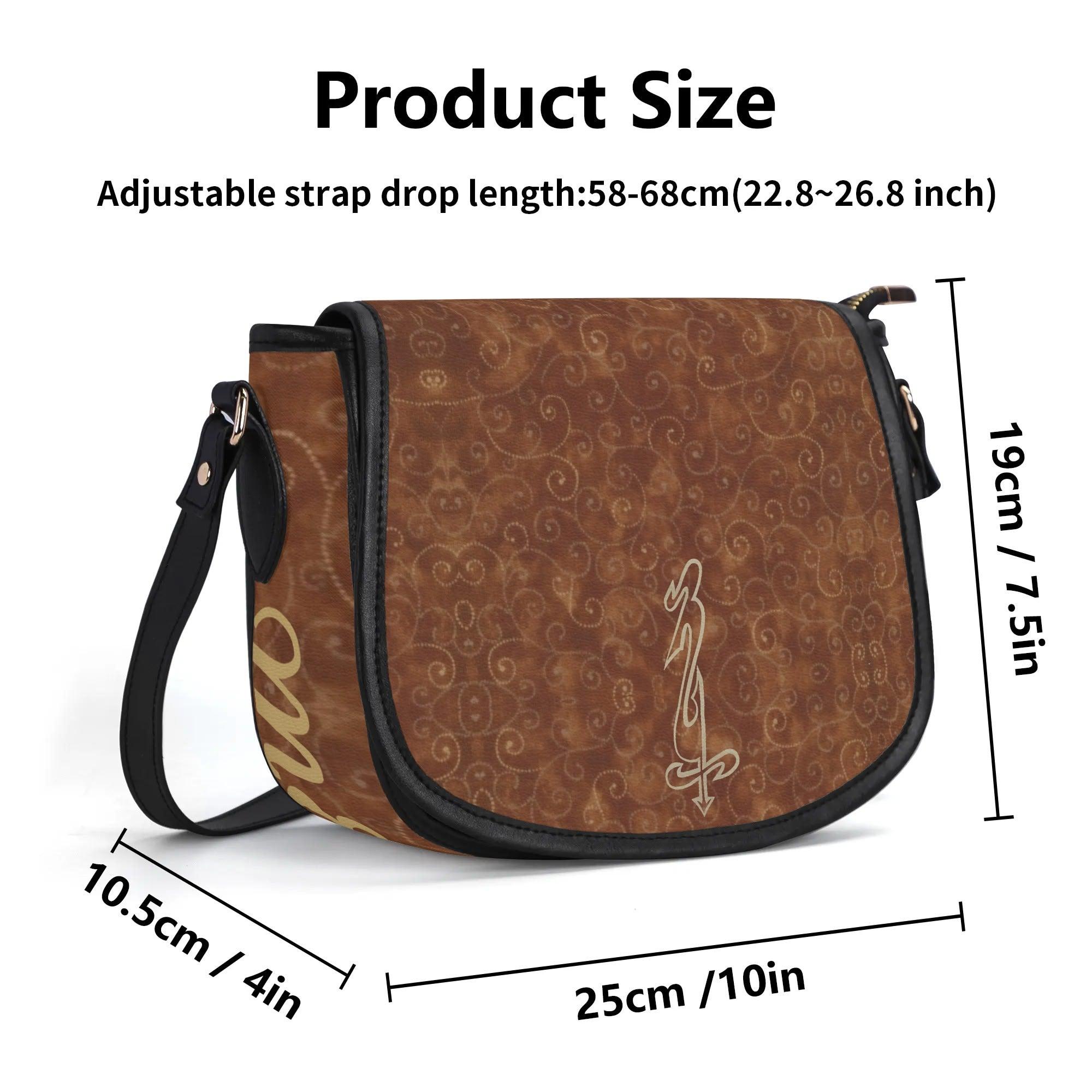 Women's Leather Saddle Bag