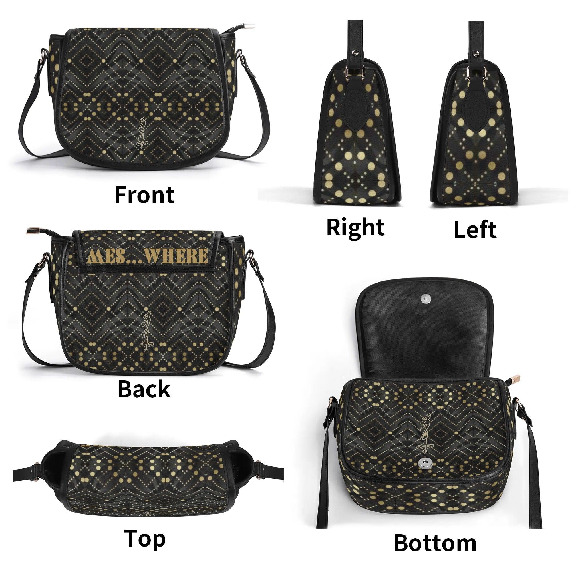 Women's Leather Saddle Bag