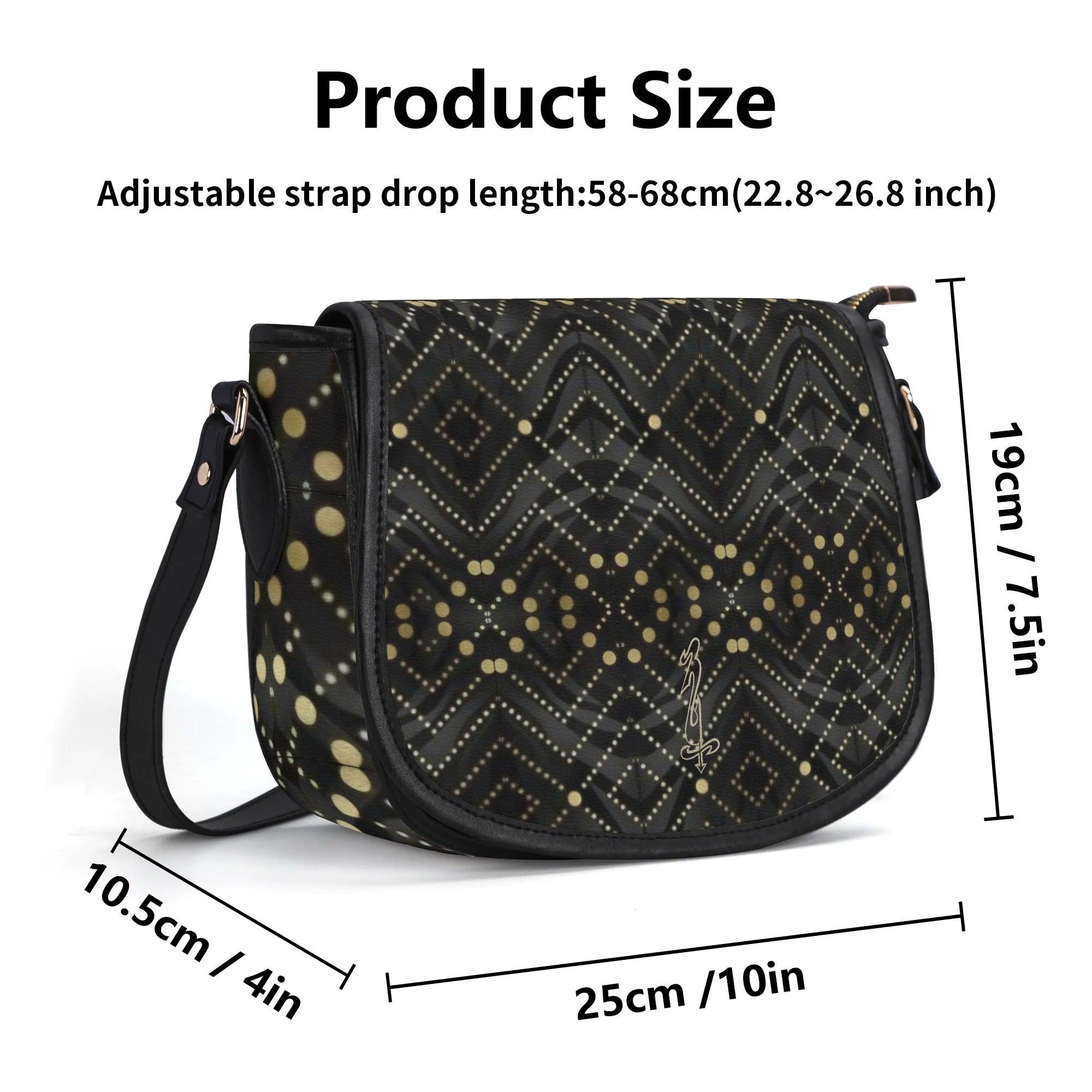 Women's Leather Saddle Bag