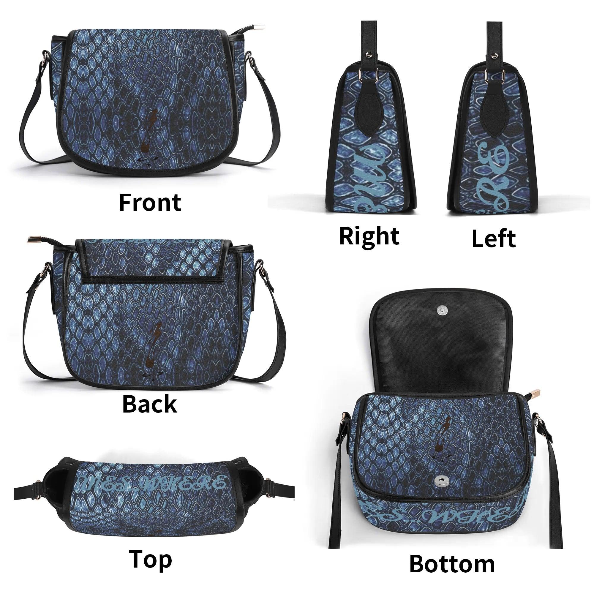 Women's Leather Saddle Bag - MES...Where