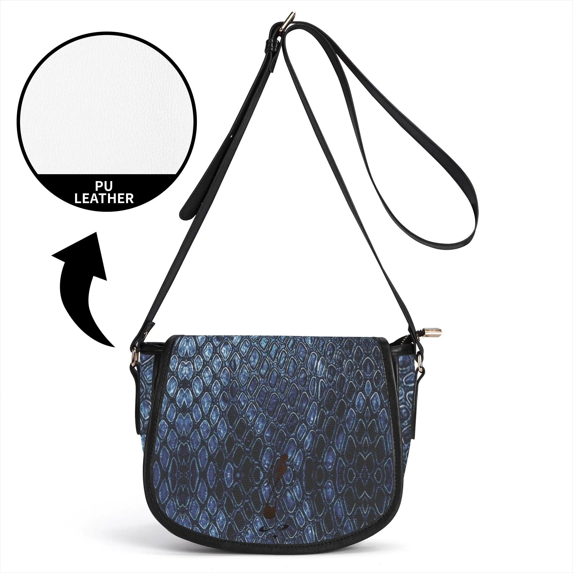 Women's Leather Saddle Bag - MES...Where