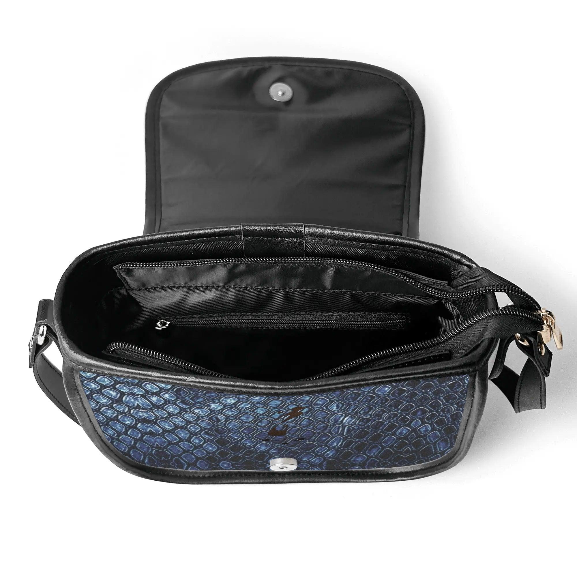 Women's Leather Saddle Bag - MES...Where