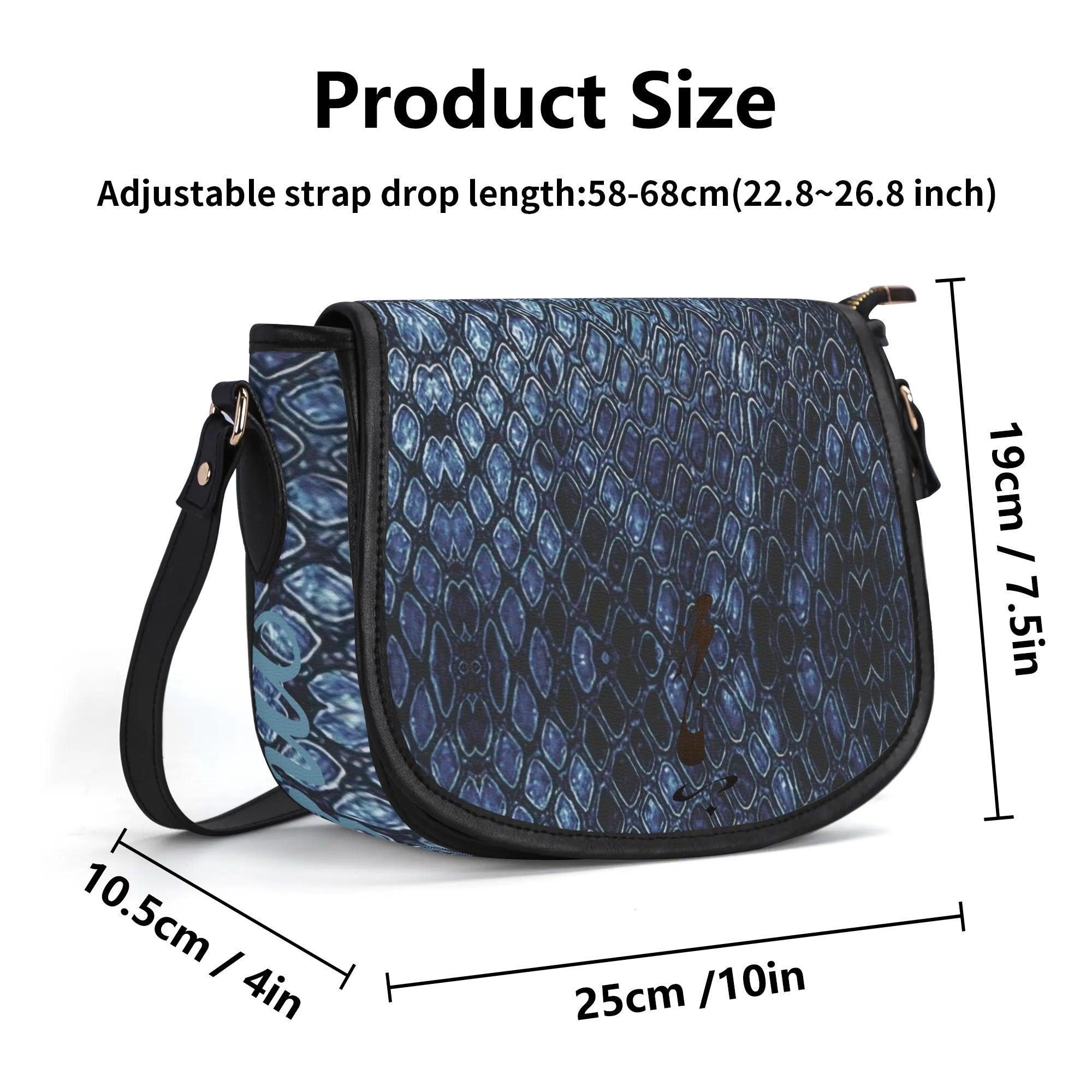 Women's Leather Saddle Bag - MES...Where
