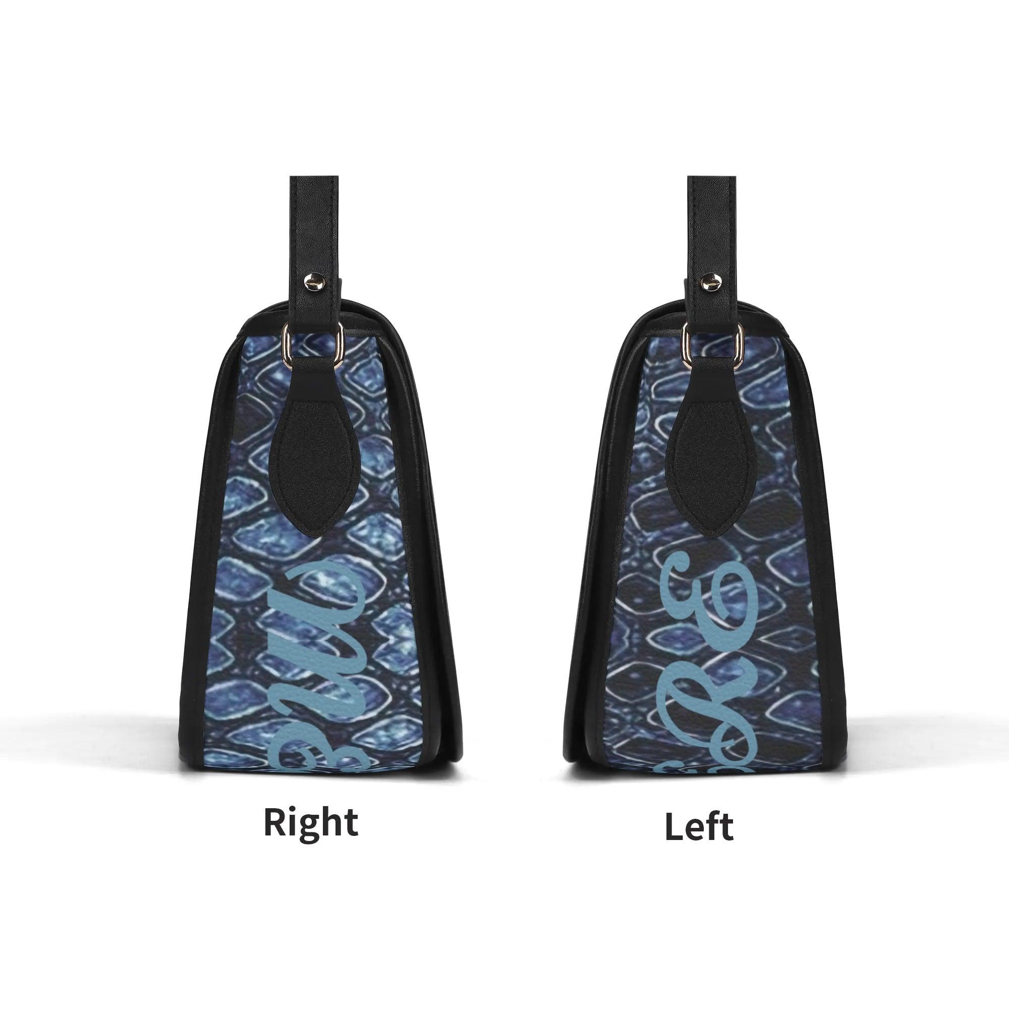 Women's Leather Saddle Bag - MES...Where