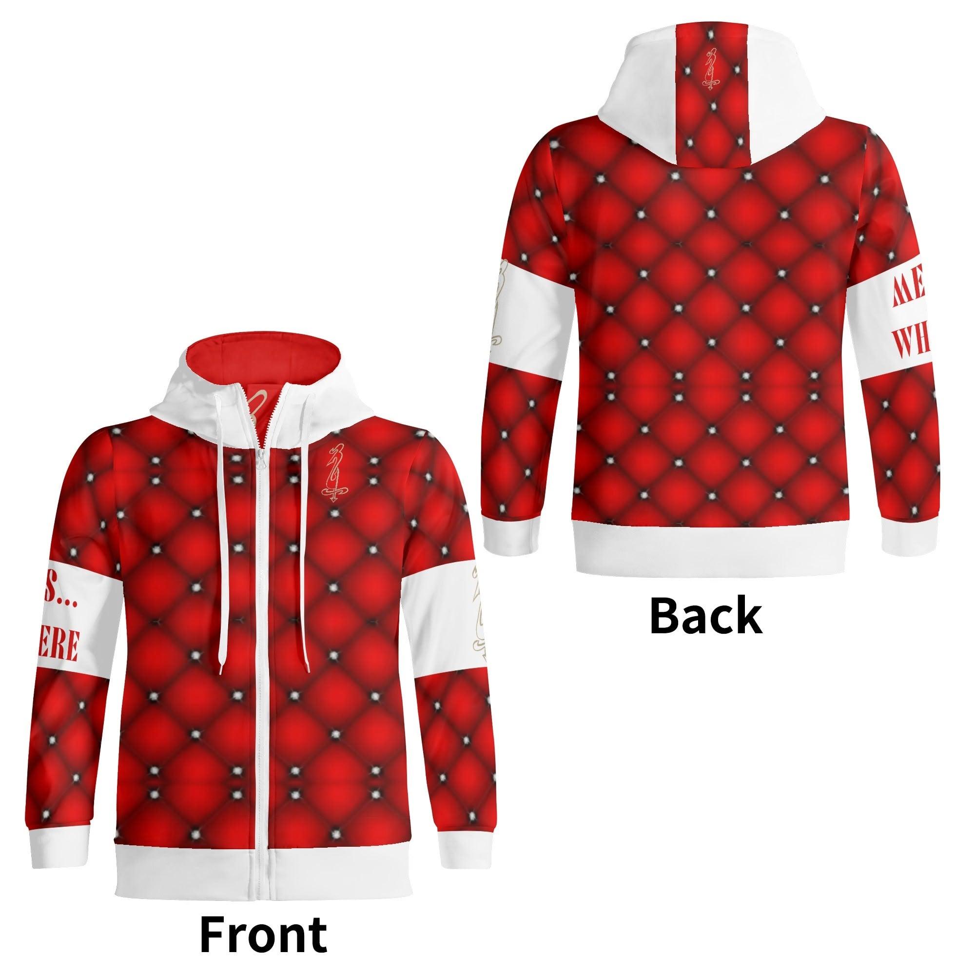 Unisex Women's Full Zip Turtleneck Hoodie Streetwear - MES...Where