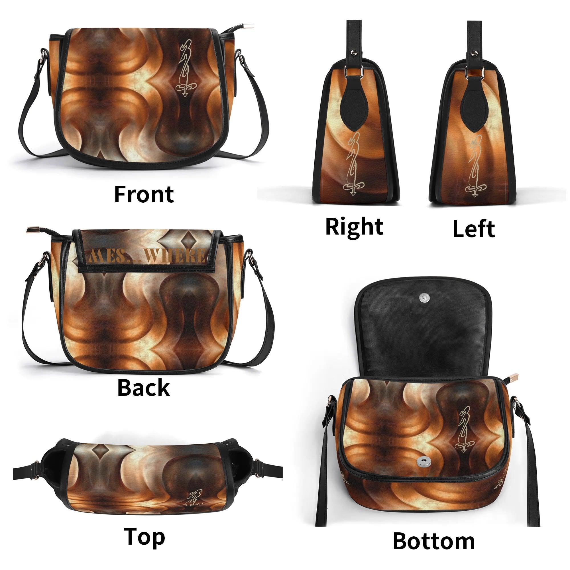 Women's Leather Saddle Bag