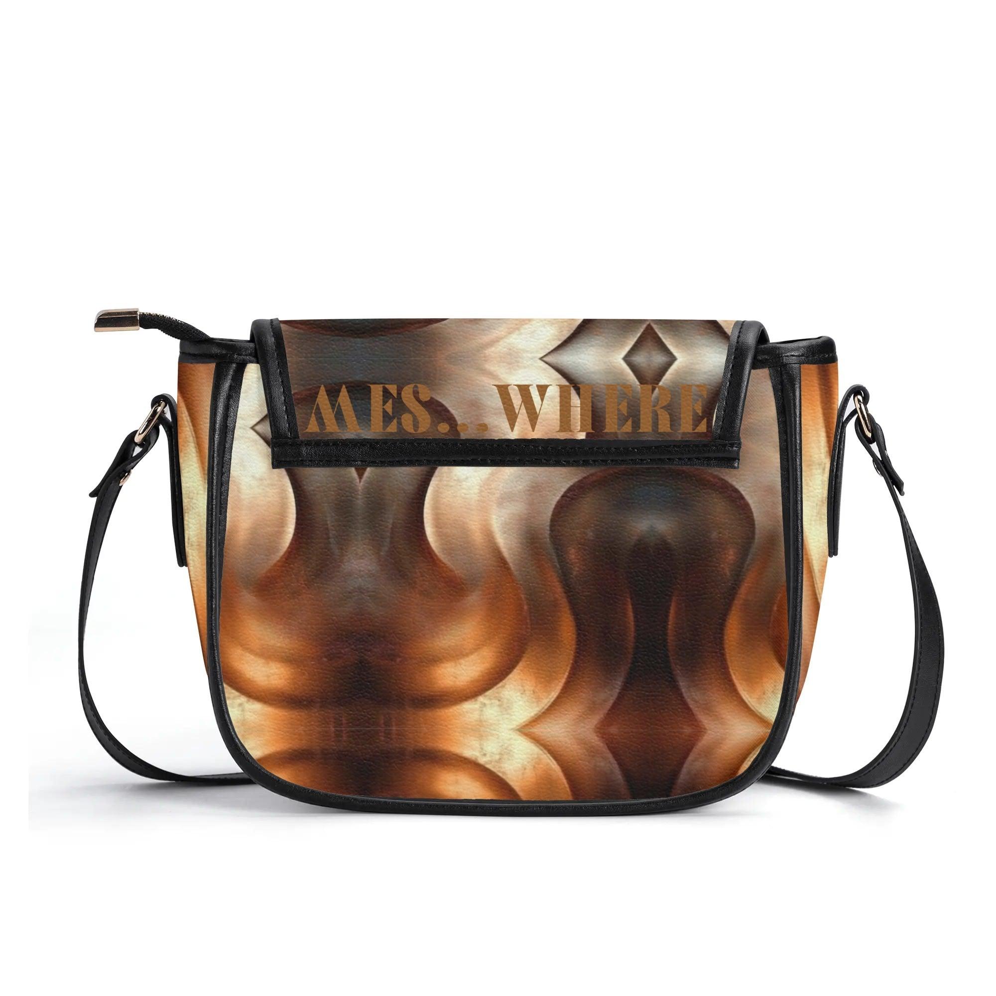Women's Leather Saddle Bag