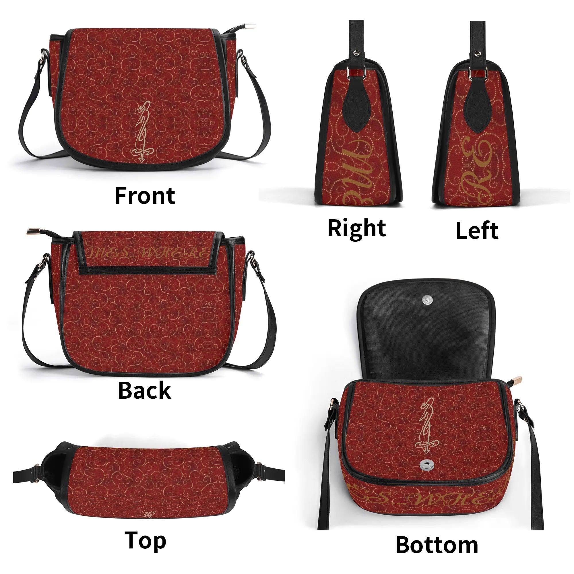 Women's Leather Saddle Bag