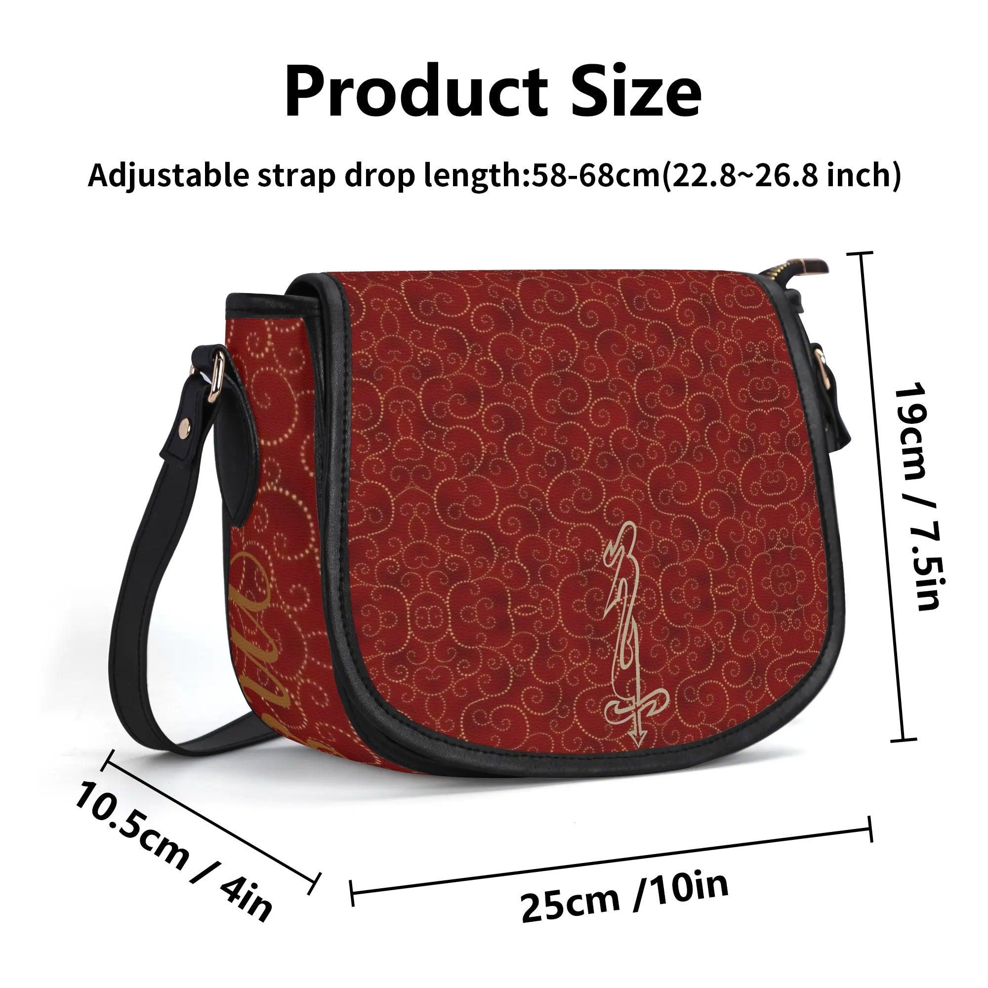 Women's Leather Saddle Bag