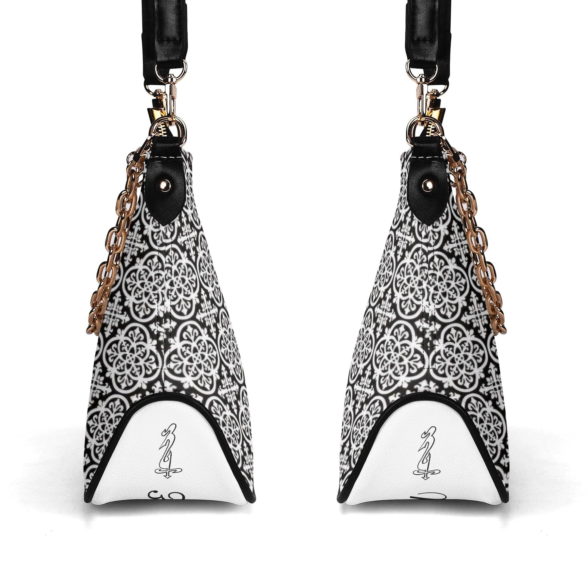 Women's Shoulder Bag With Chain Decoration - MES...Where