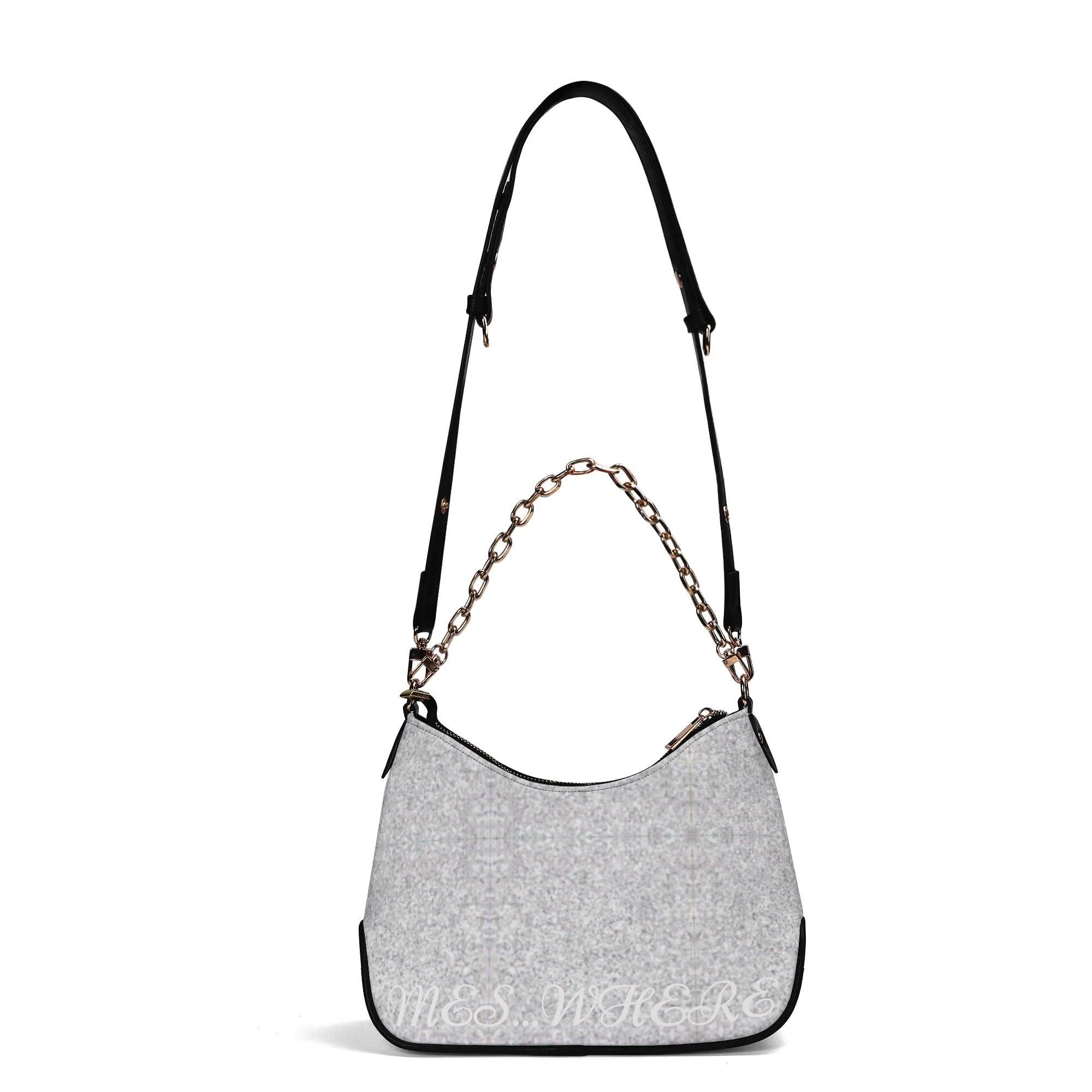 Women's Shoulder Bag With Chain Decoration