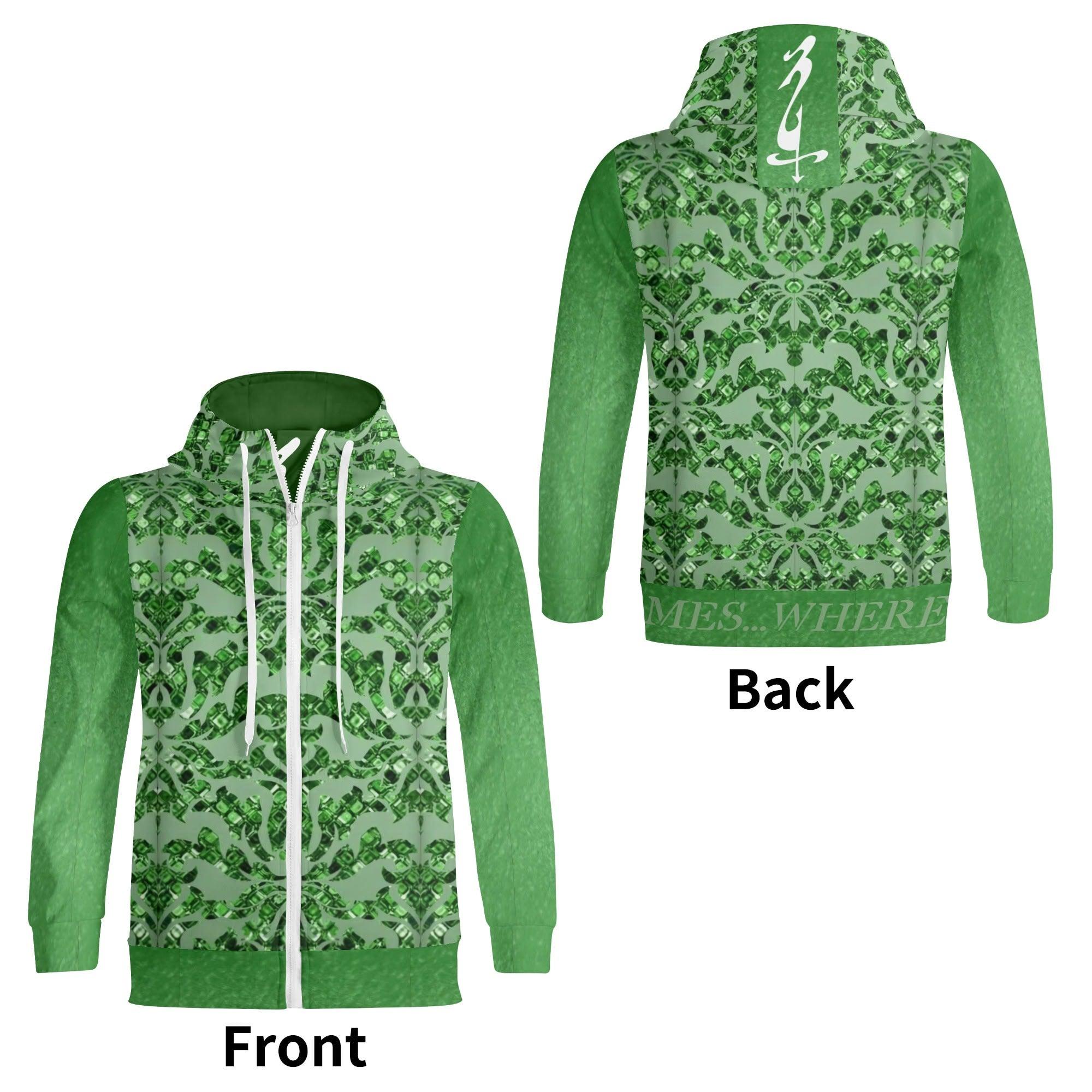 Women's Full Zip Turtleneck Hoodie Streetwear - MES...Where