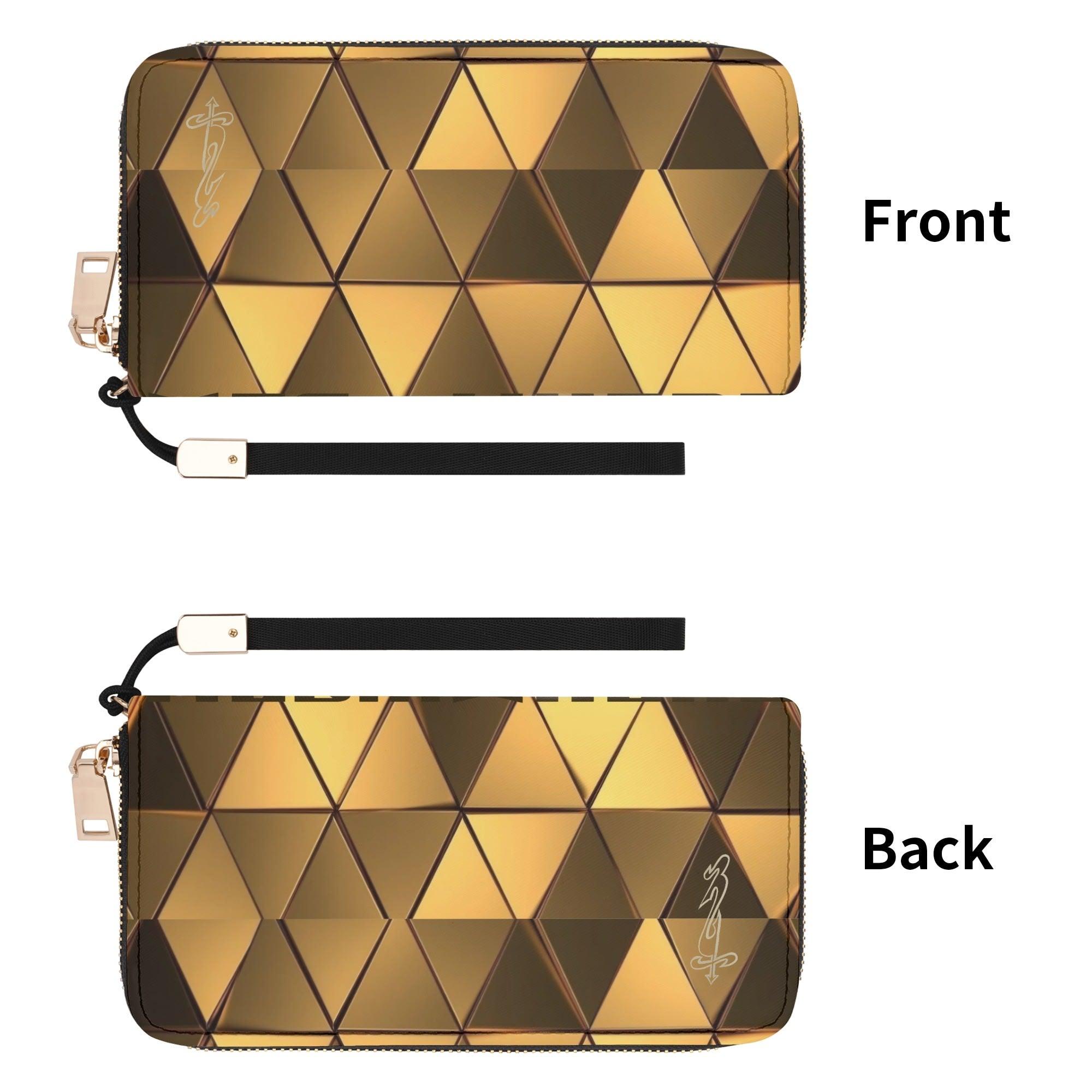 Clutch Leather Zipper Wallet - MES...Where