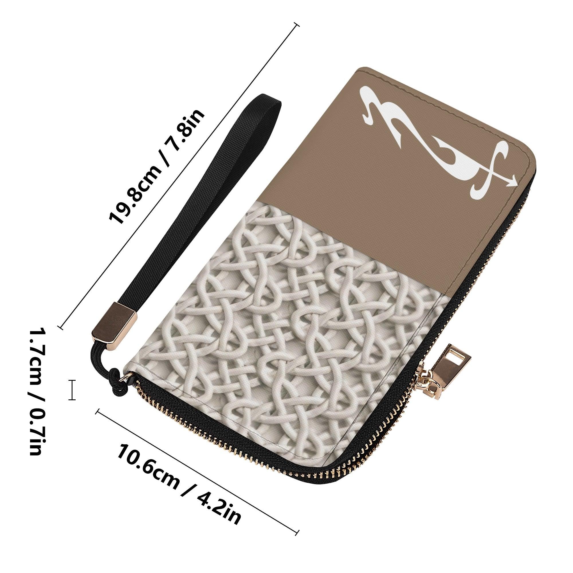 Clutch Leather Zipper Wallet - MES...Where