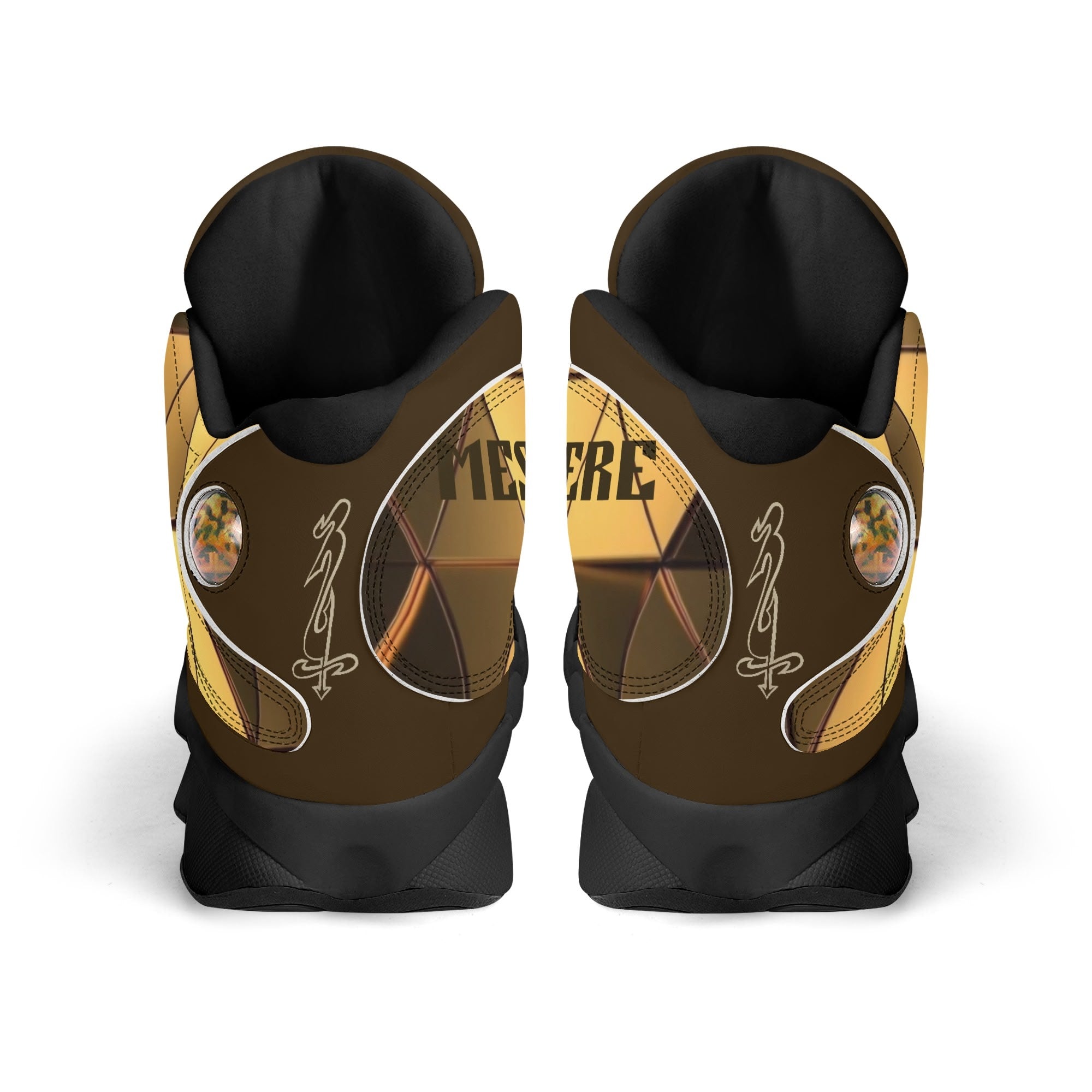Men's Leather Printed Basketball Shoe