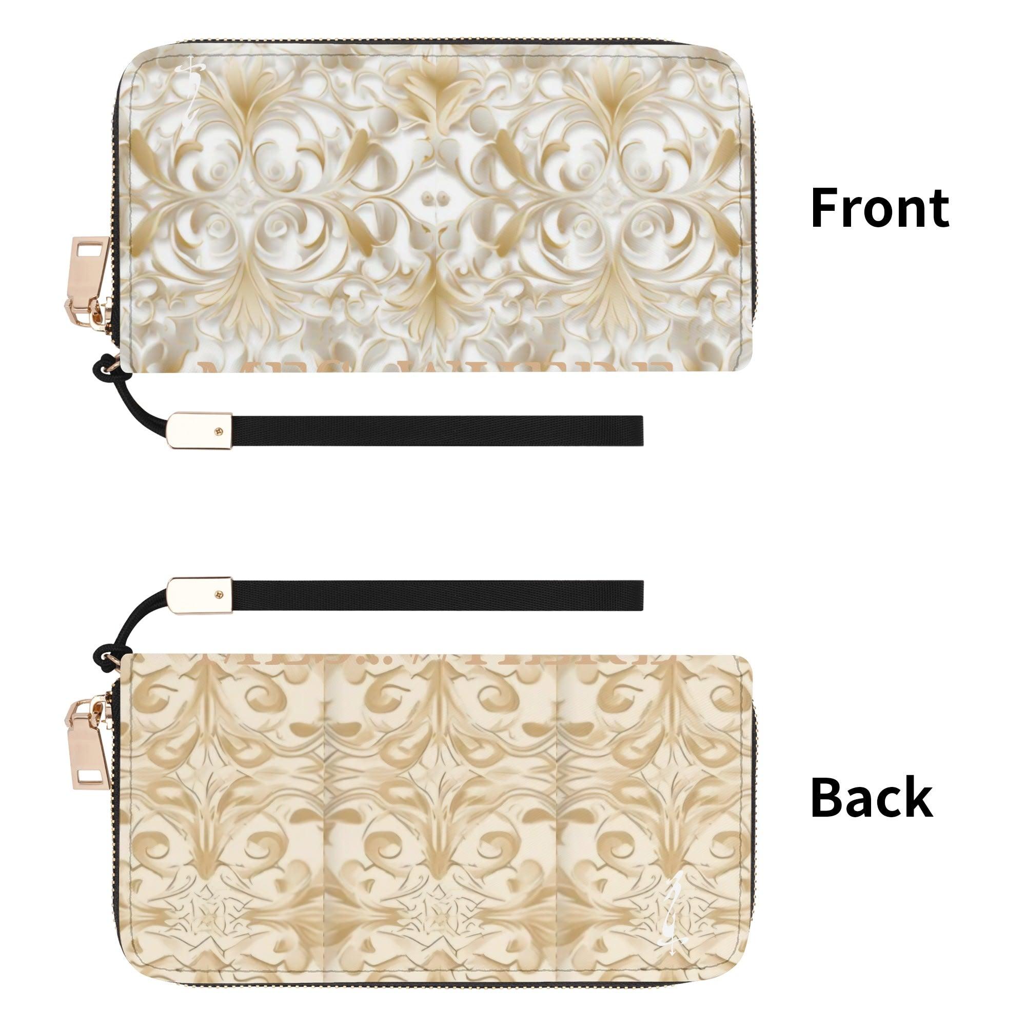 Clutch Leather Zipper Wallet - MES...Where