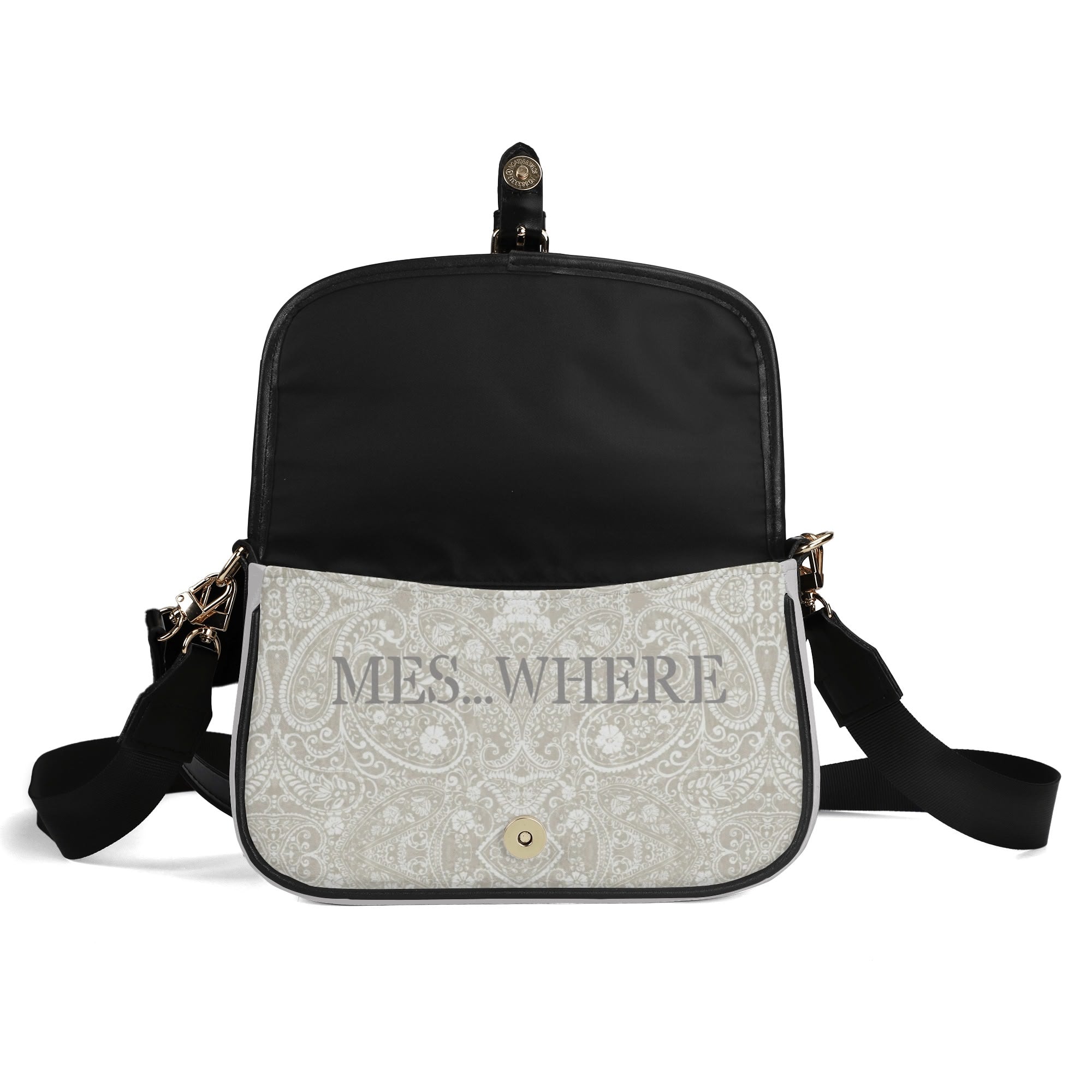 Women's Crossbody Square Bag With Chain