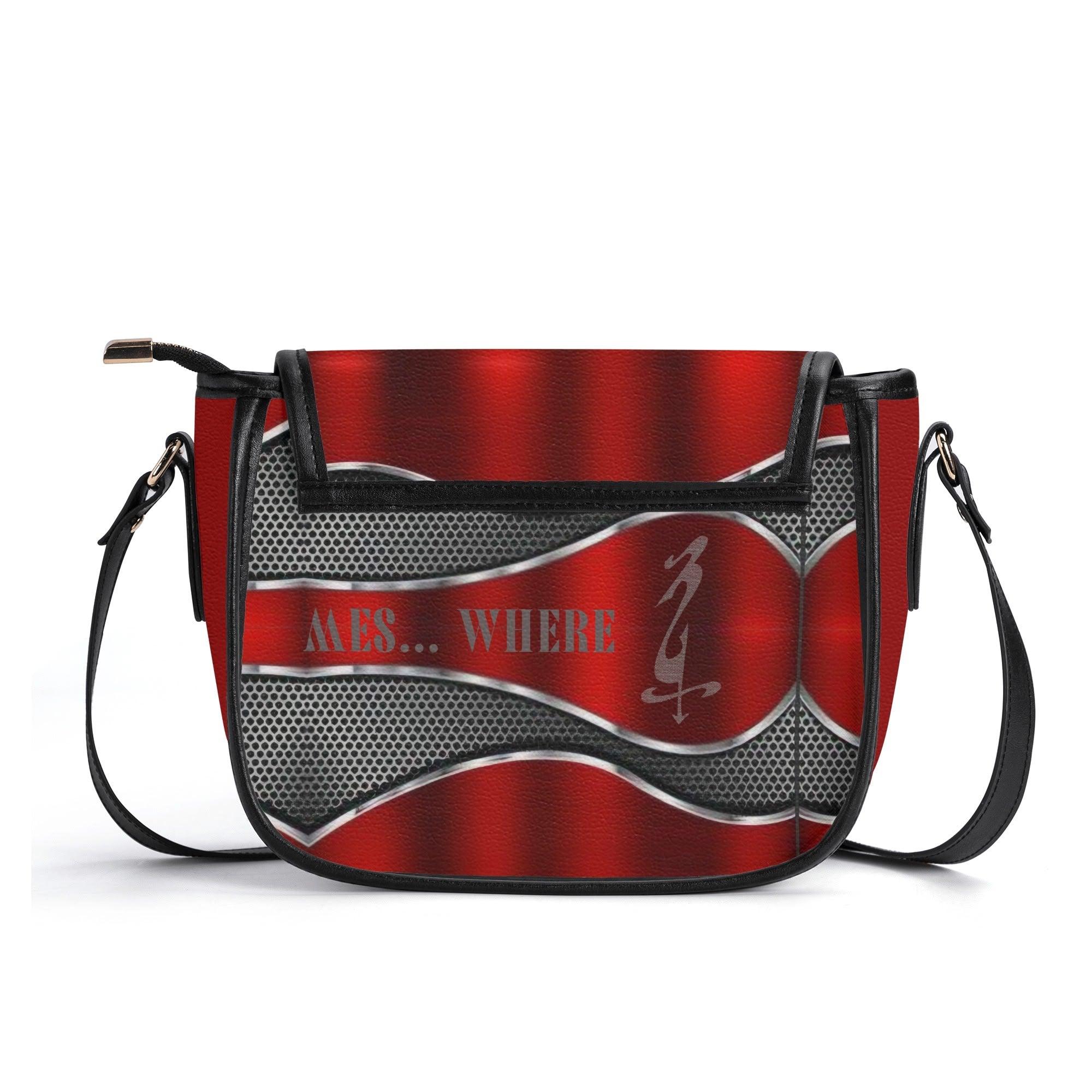 Women's Leather Saddle Bag - MES...Where