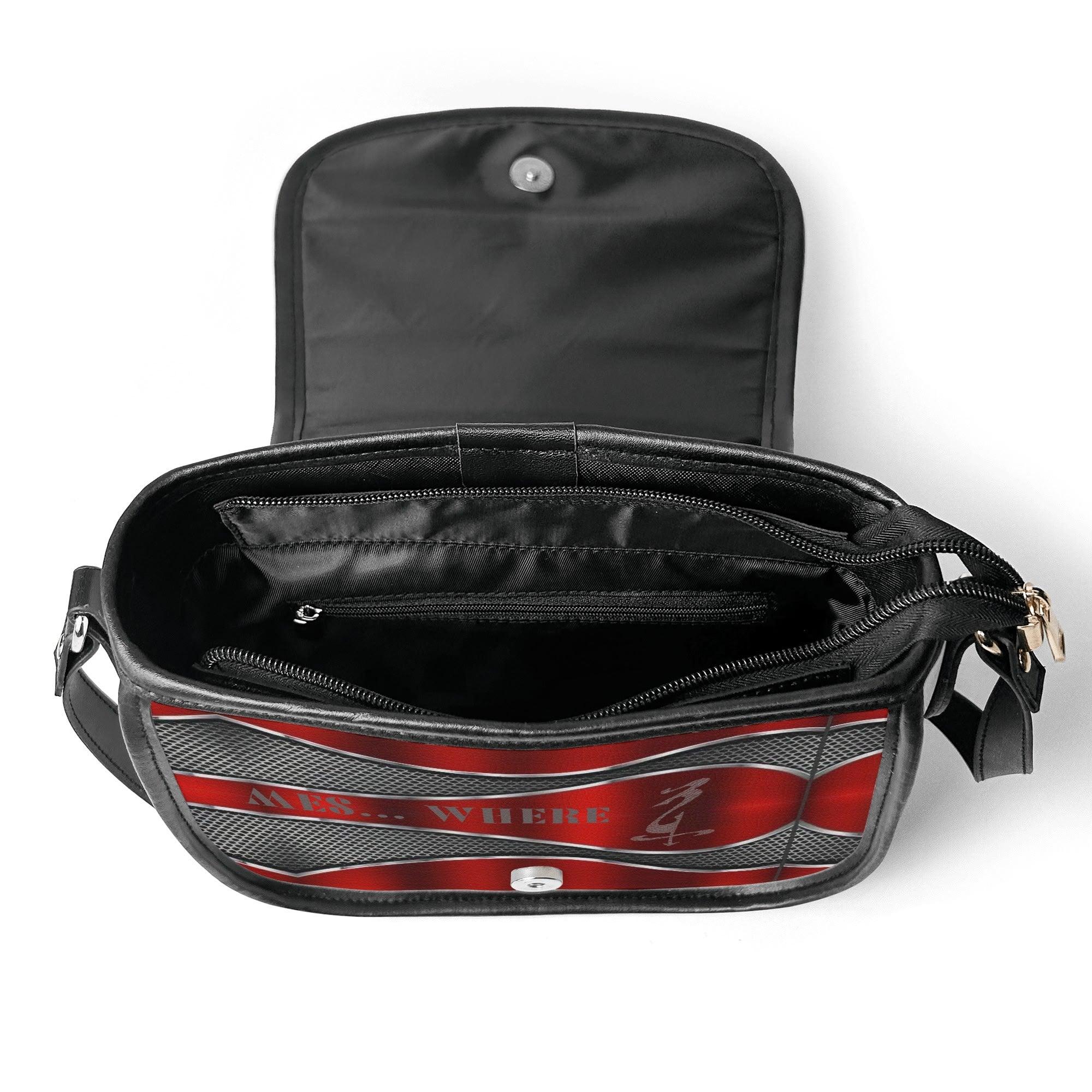 Women's Leather Saddle Bag - MES...Where