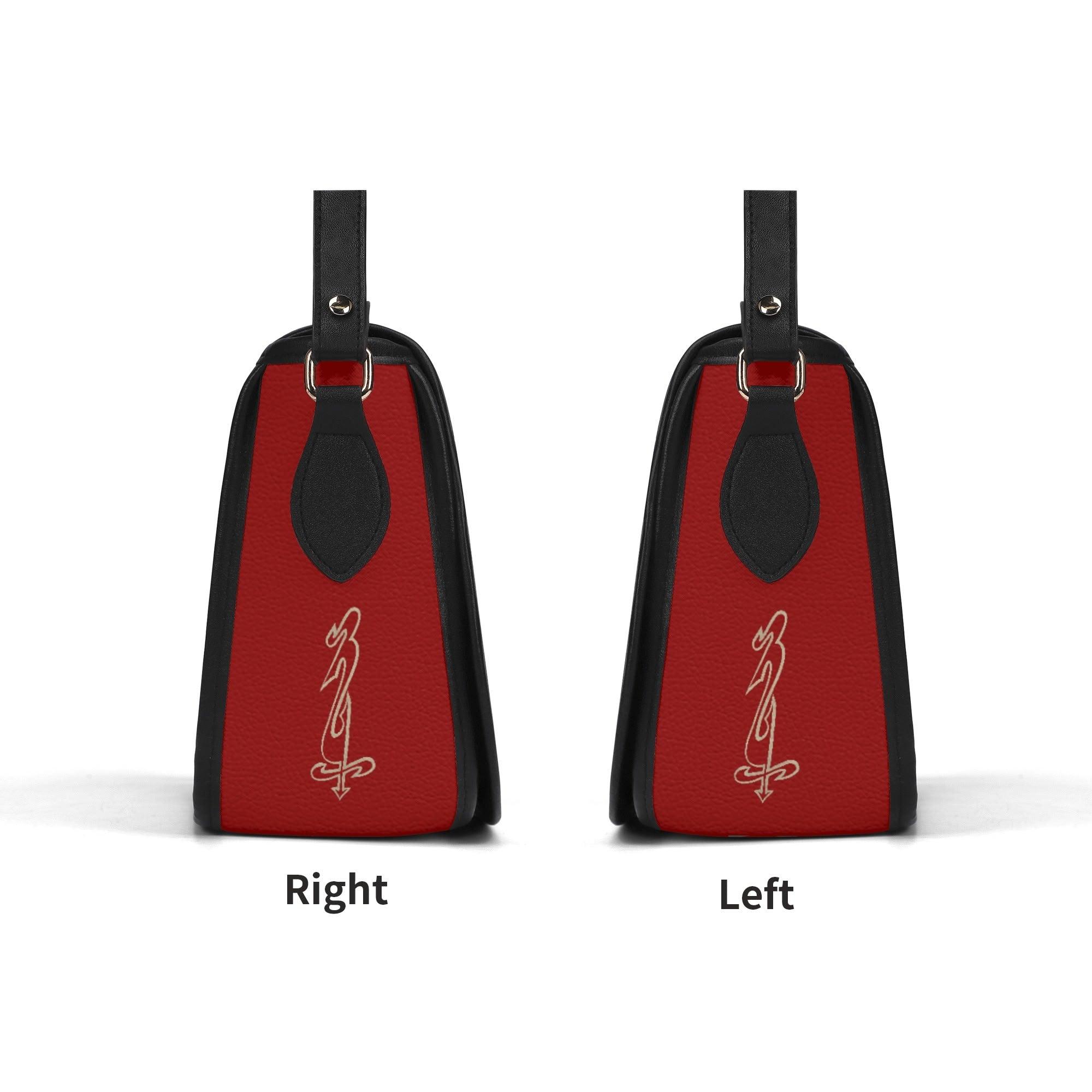 Women's Leather Saddle Bag - MES...Where