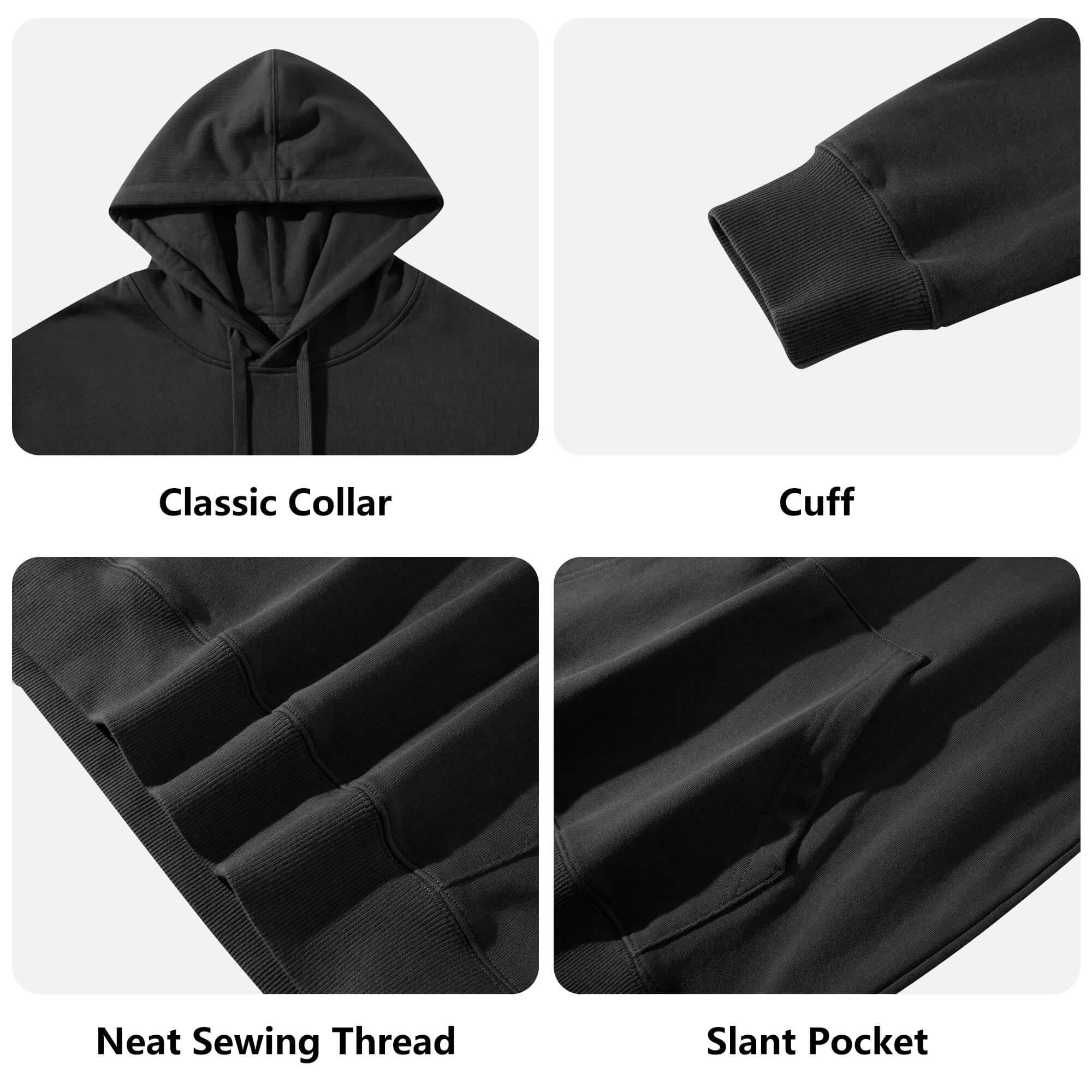 Unisex Front & Back Printing Cotton Hoodie - MES...Where