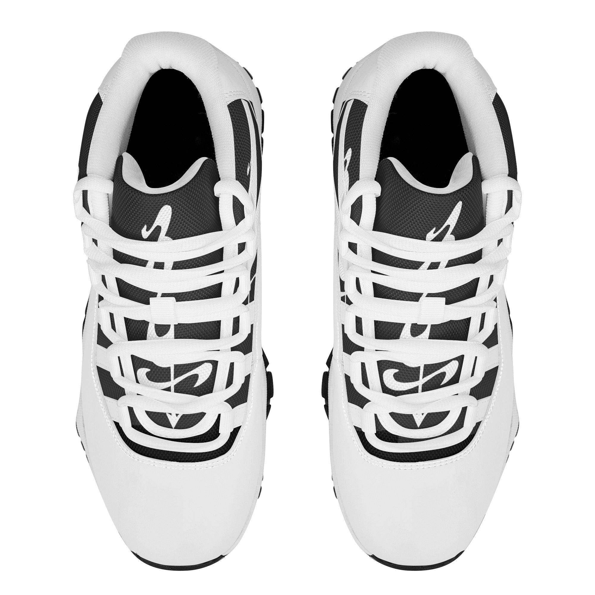 The Run Around ~ Women's Upgraded High Top Retro Basketball Sneakers - MES...Where