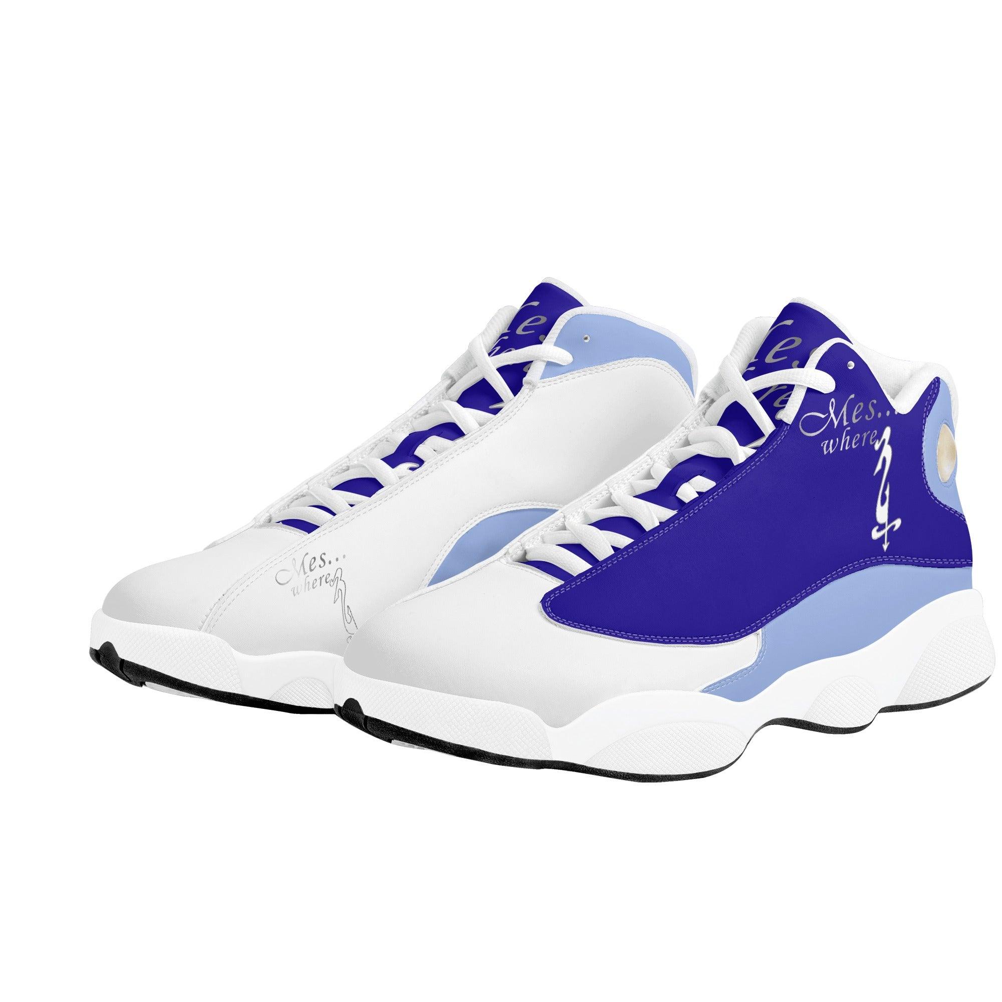 MES...Where (Chill Factor) ~ Men's White Soles Basketball Shoes - MES...Where