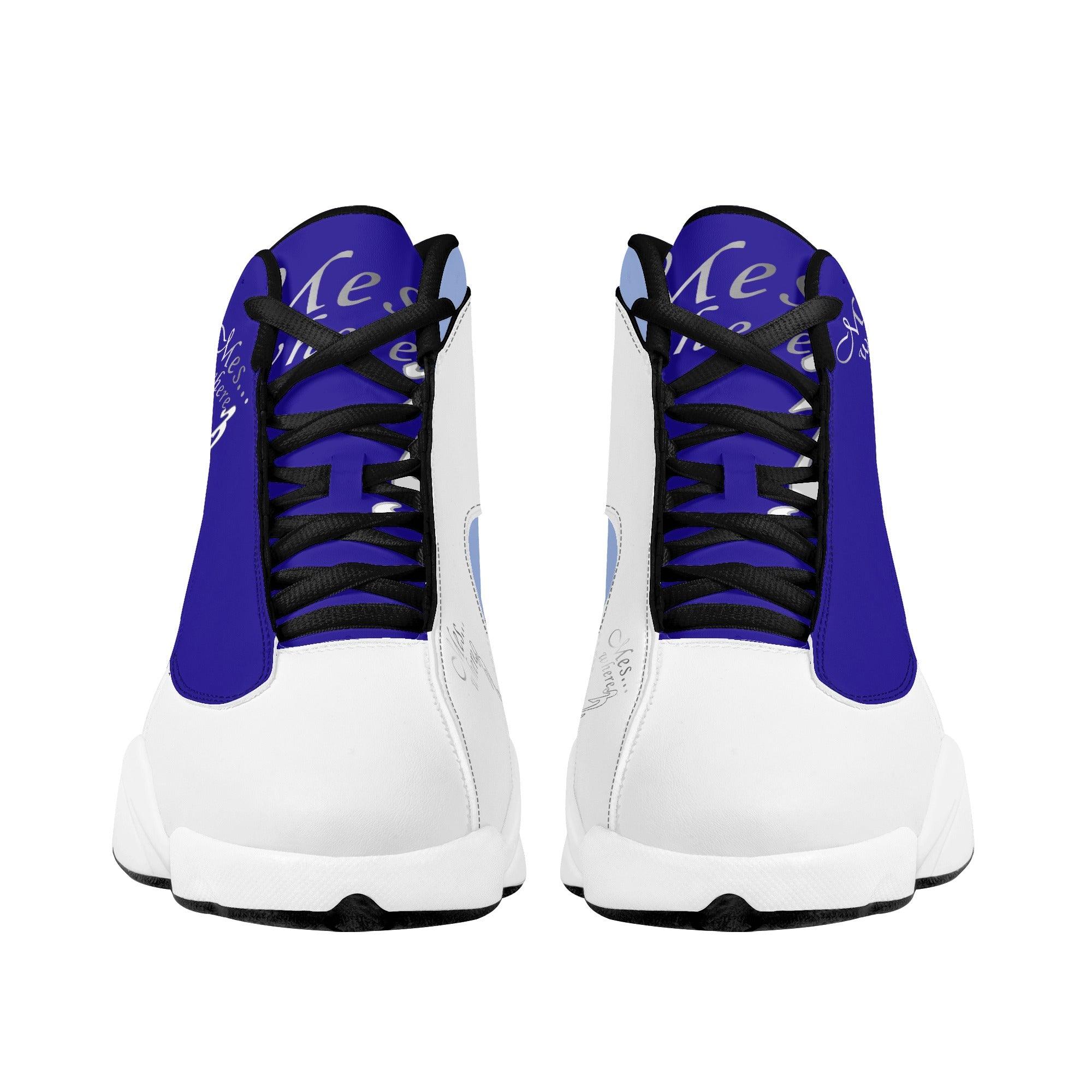 MES...Where (Chill Factor) ~ Men's White Soles Basketball Shoes - MES...Where
