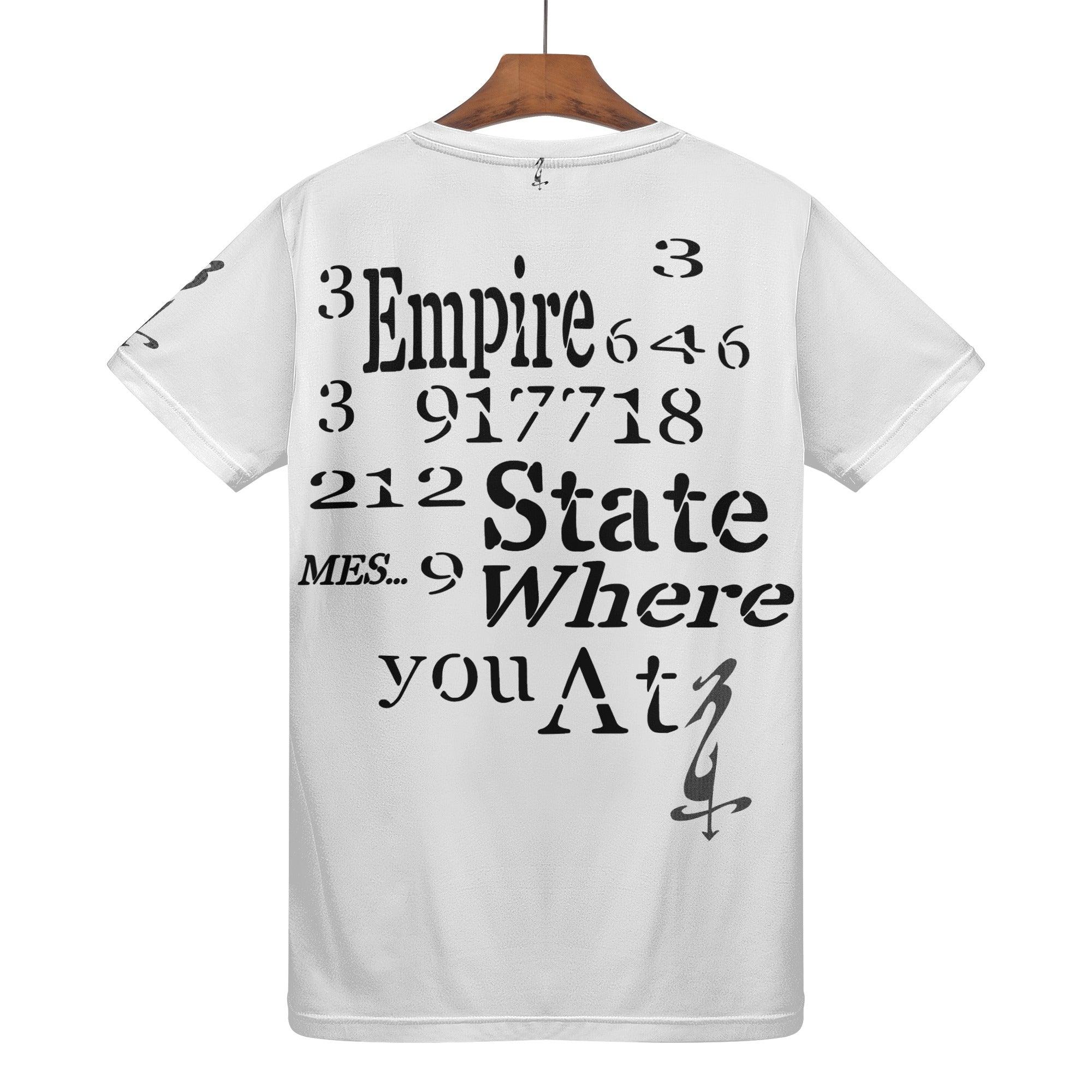 NYC (Where U At) ~ New Unisex All Over Print T-shirt - MES...Where