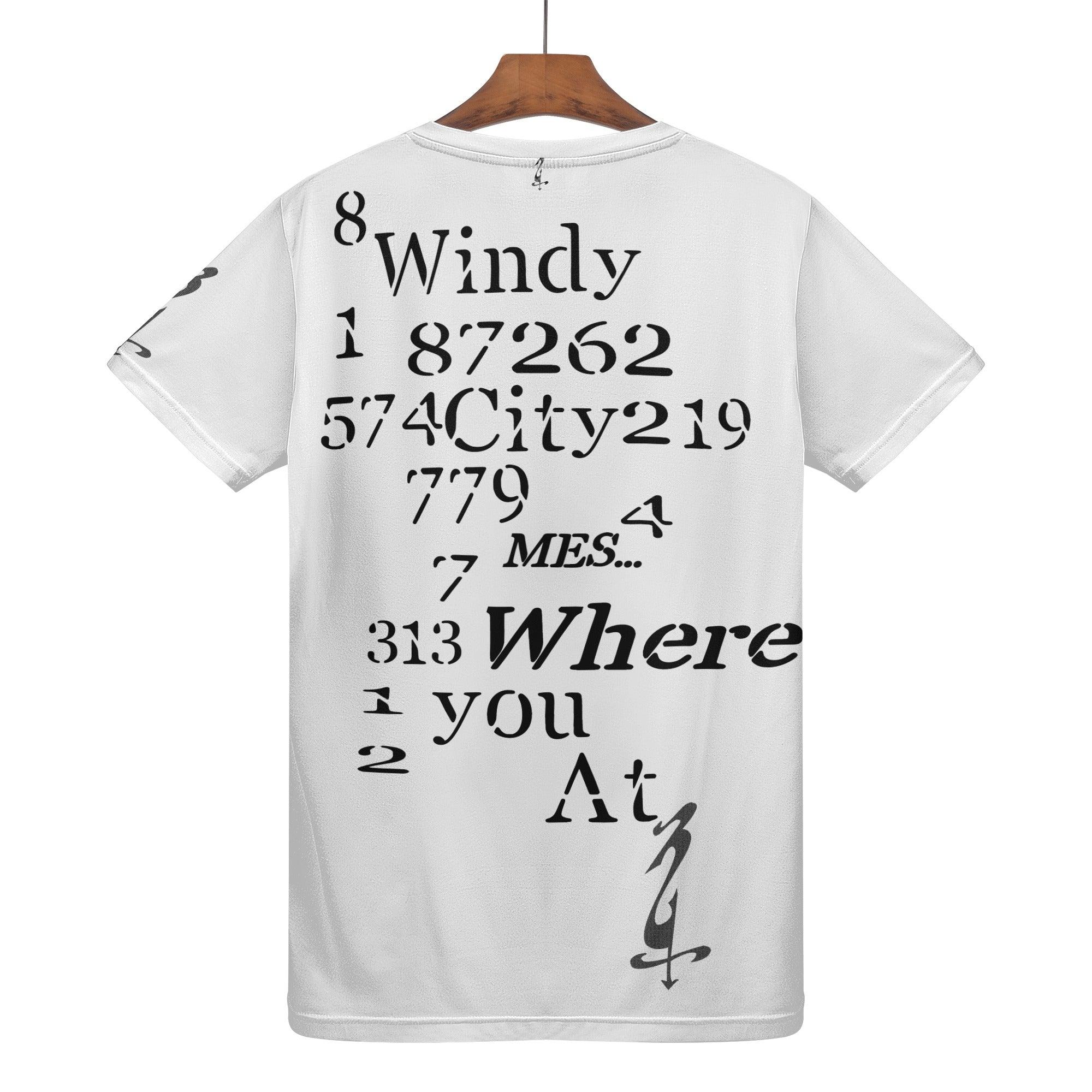 Chi Town (Where U At) ~ New Unisex All Over Print T-shirt - MES...Where