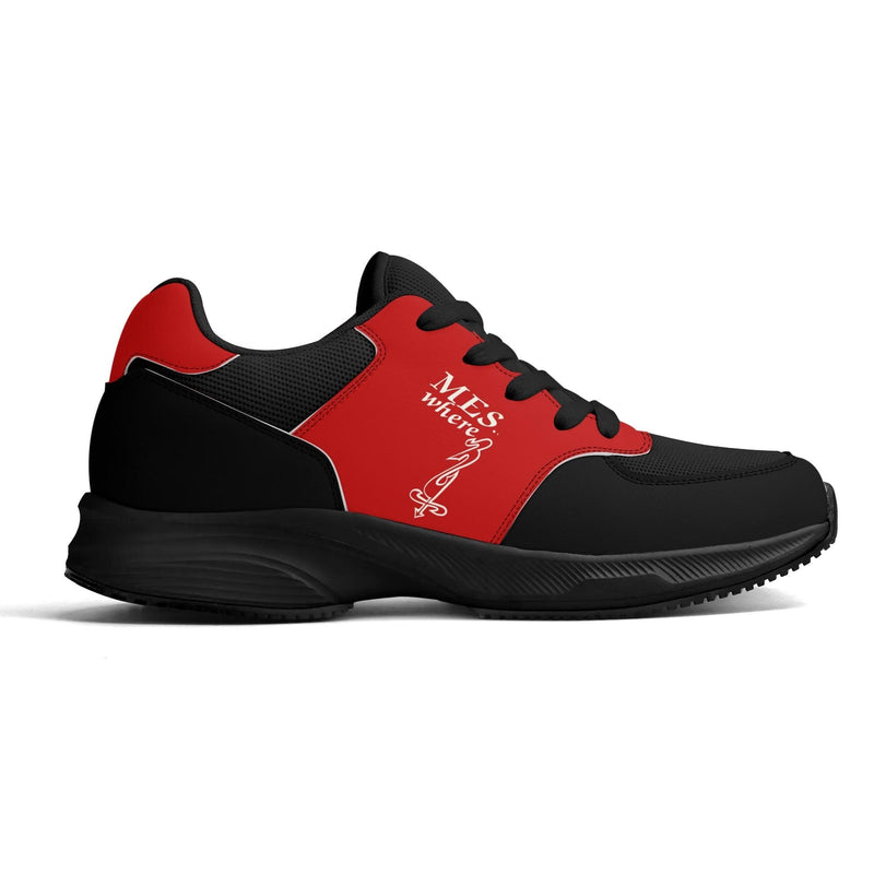 Adult Lightweight Brand Low Top Mesh and PU Platform Athletic Shoes WIth Personalized Logo /Name