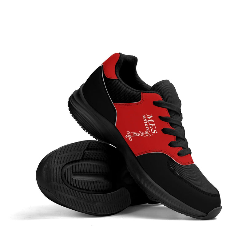 Adult Lightweight Brand Low Top Mesh and PU Platform Athletic Shoes WIth Personalized Logo /Name