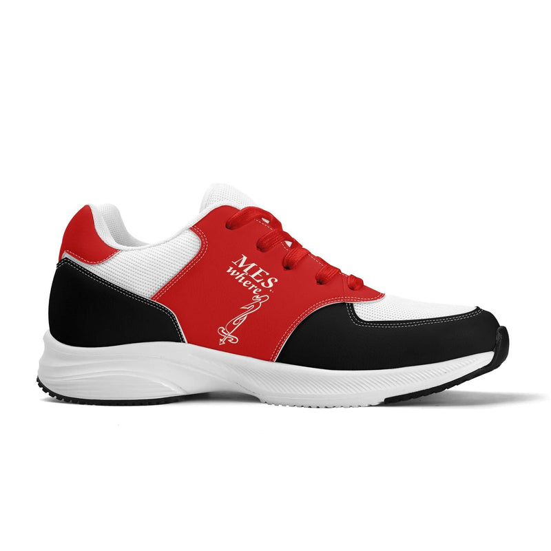 Adult Lightweight Brand Low Top Mesh and PU Platform Athletic Shoes WIth Personalized Logo /Name