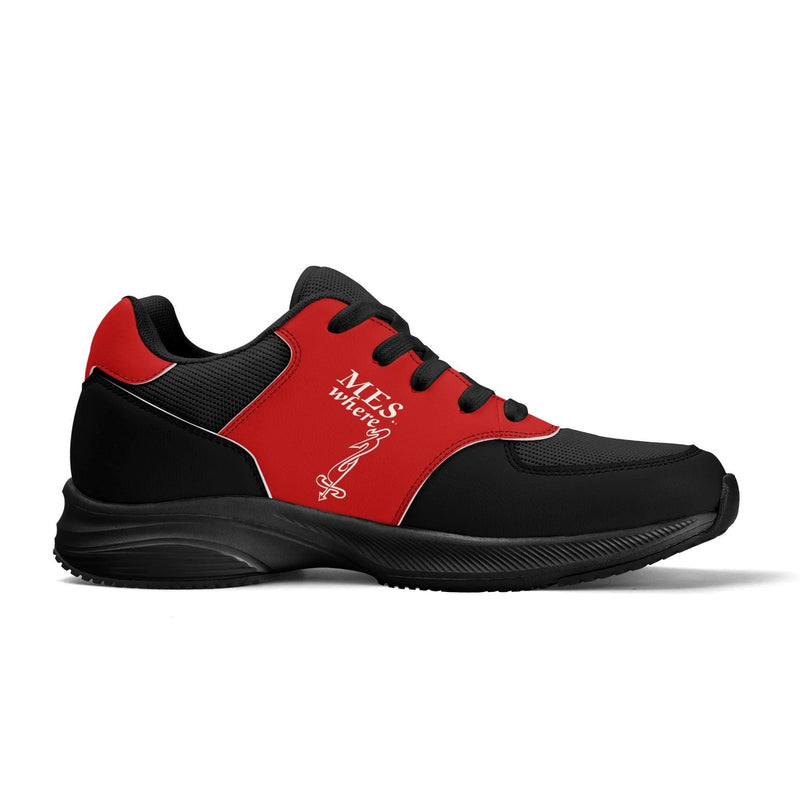 Adult Lightweight Brand Low Top Mesh and PU Platform Athletic Shoes WIth Personalized Logo /Name