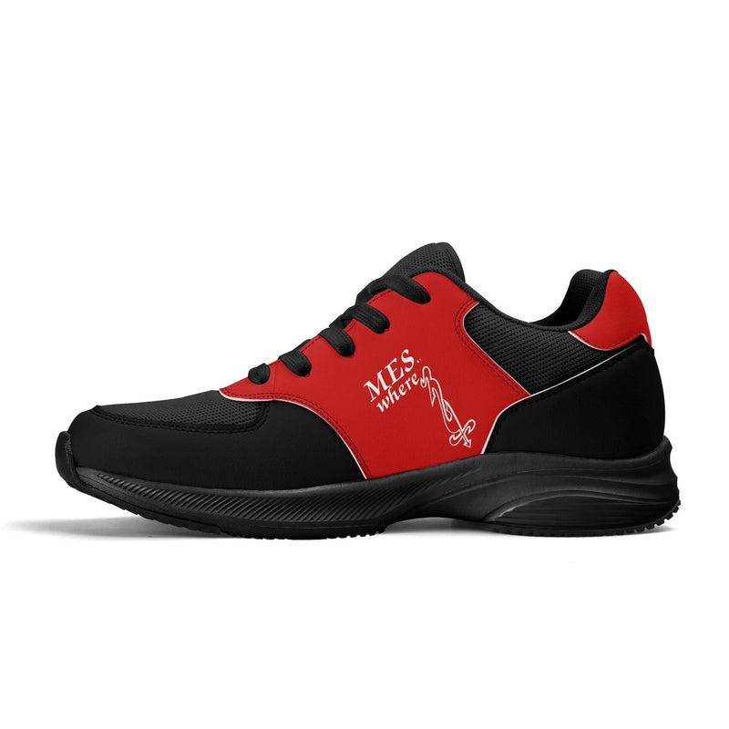 Adult Lightweight Brand Low Top Mesh and PU Platform Athletic Shoes WIth Personalized Logo /Name