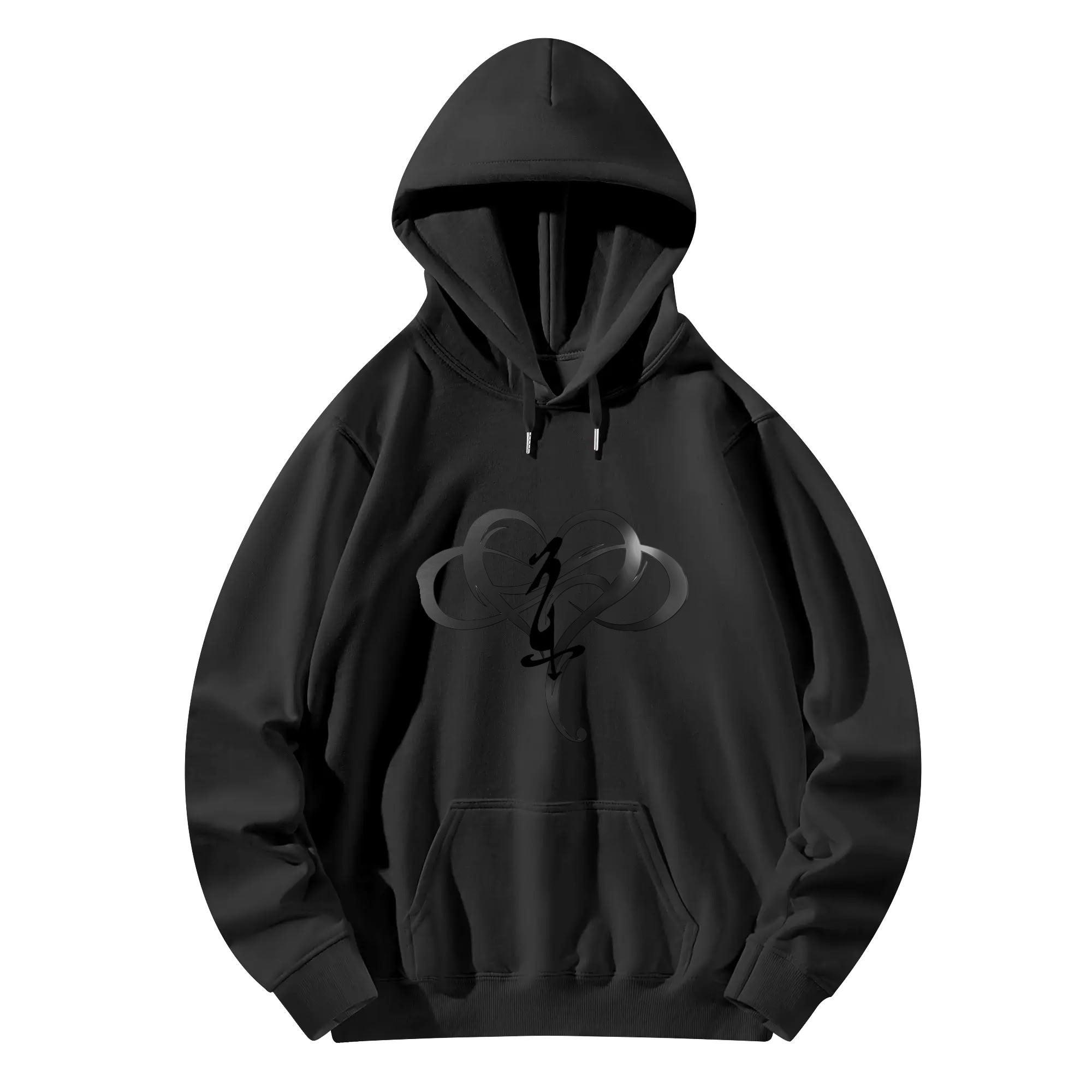 Unisex Front & Back Printing Cotton Hoodie - MES...Where