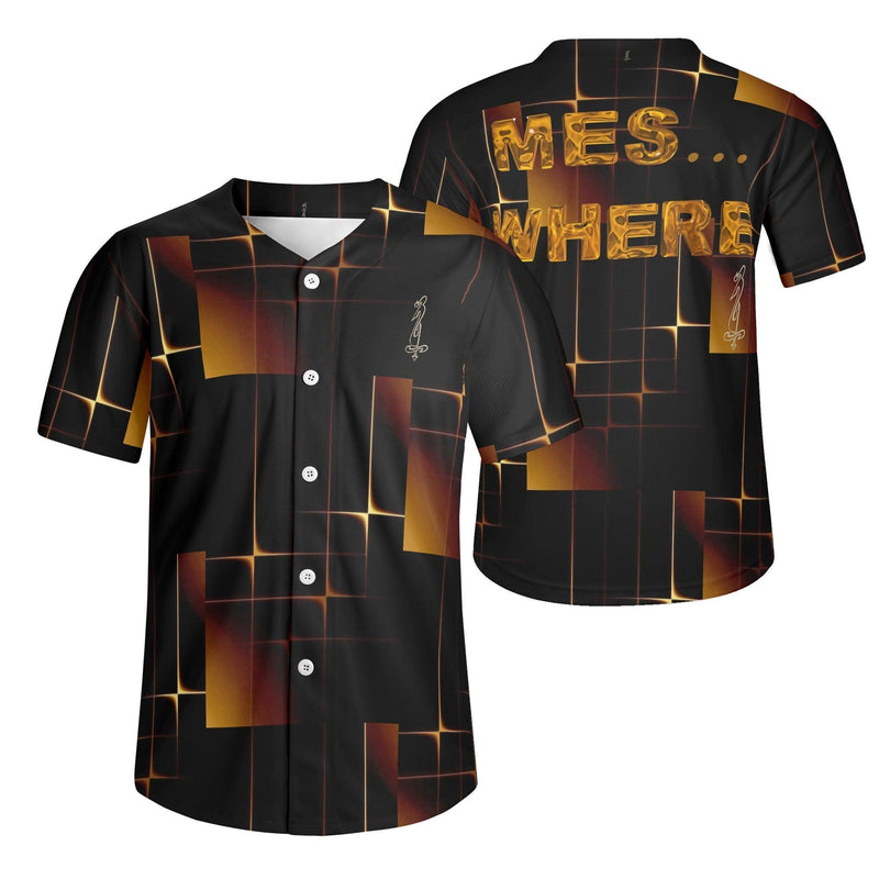 Men's Short Sleeve Baseball Jersey