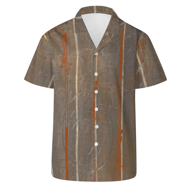 Mens All Over Print Casual Hawaiian Shirt