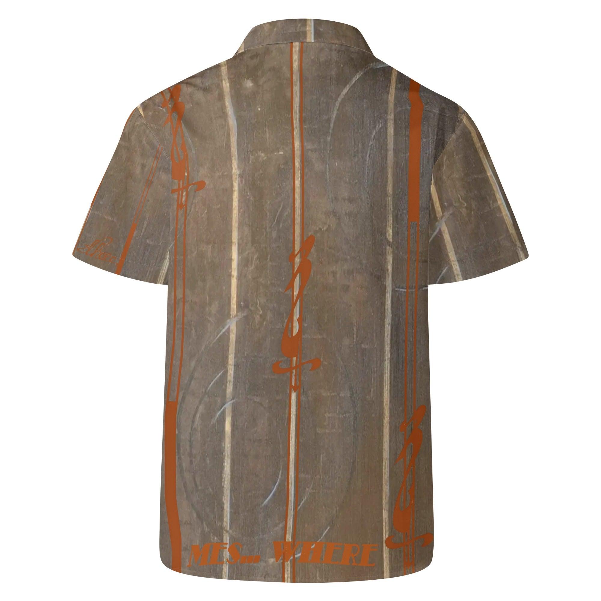 Mens All Over Print Casual Hawaiian Shirt - MES...Where