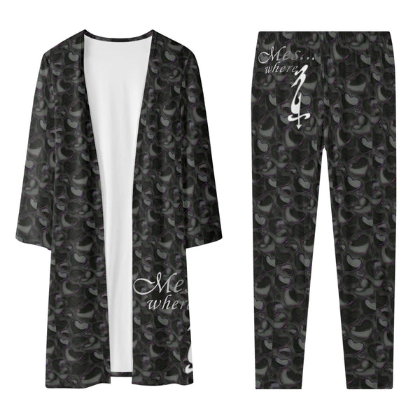 Women's Long Sleeve Cardigan and Leggings 2pcs