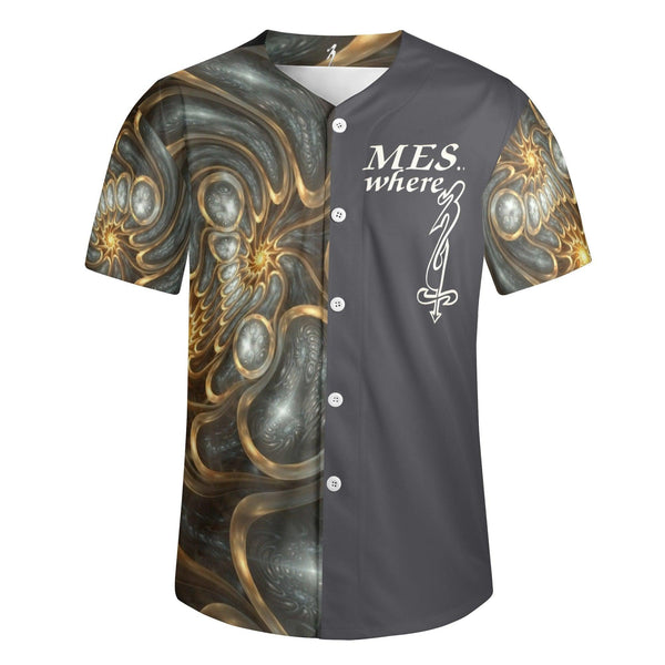 Men's Short Sleeve Baseball Jersey