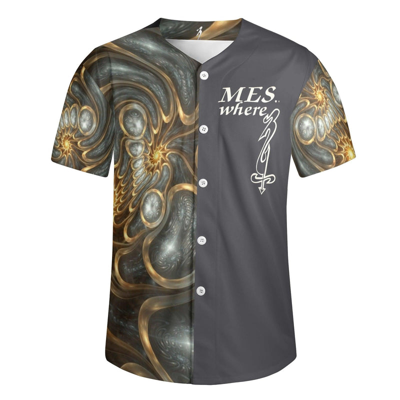 Men's Short Sleeve Baseball Jersey