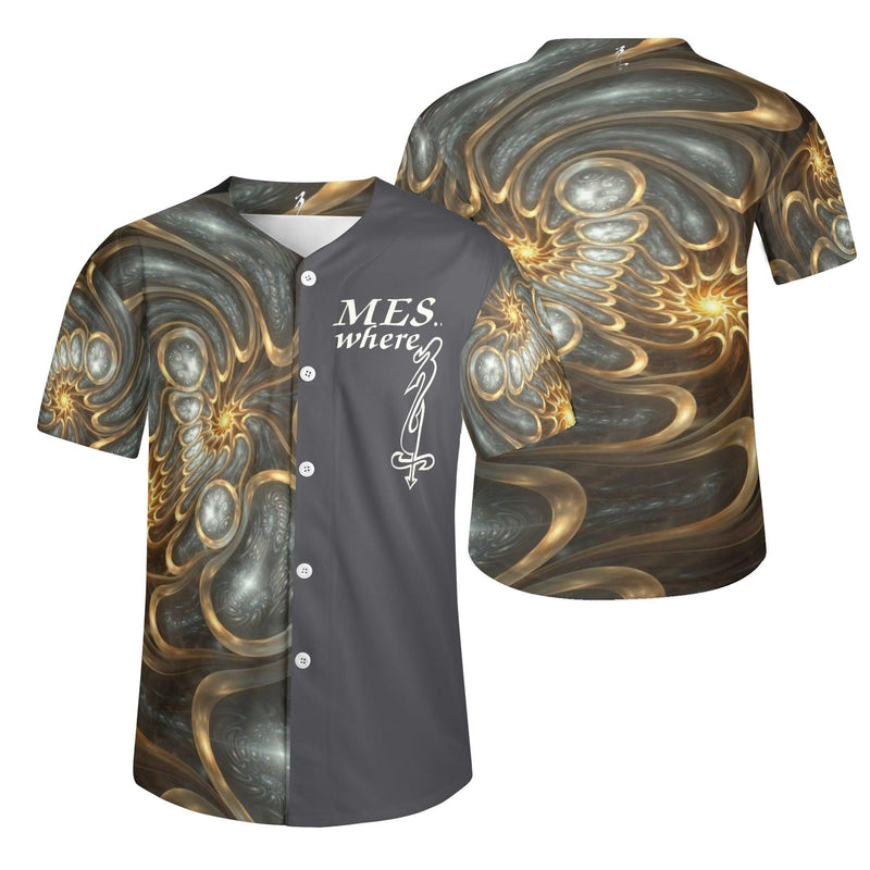 Men's Short Sleeve Baseball Jersey