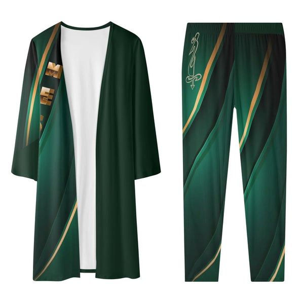 Women's Long Sleeve Cardigan and Leggings 2pcs