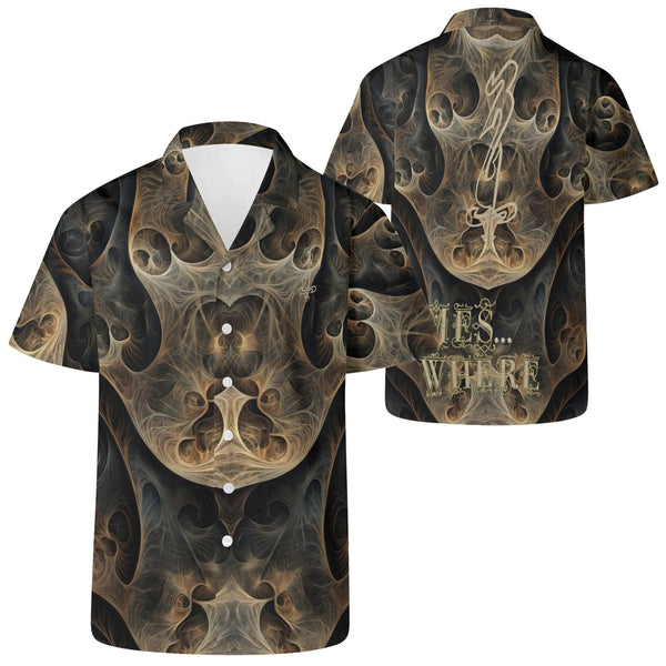 Mens All Over Print Casual Hawaiian Shirt