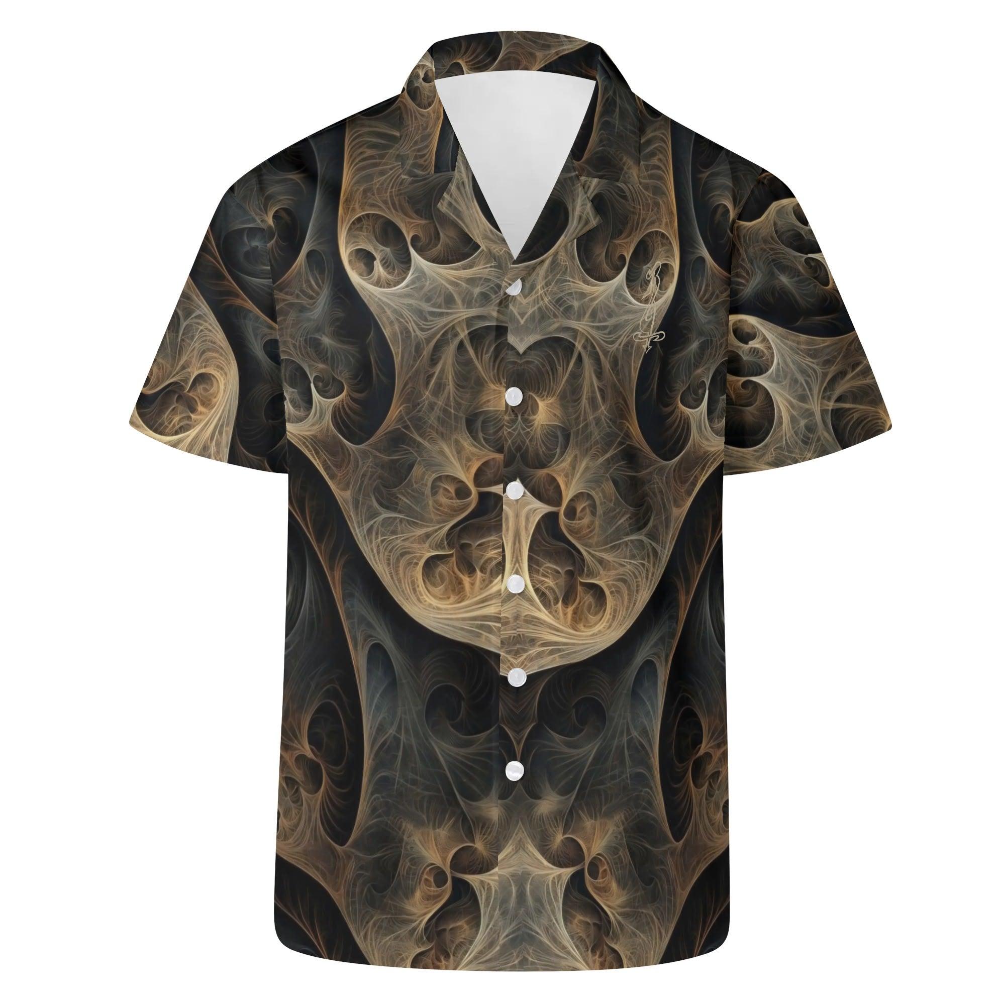 Mens All Over Print Casual Hawaiian Shirt - MES...Where